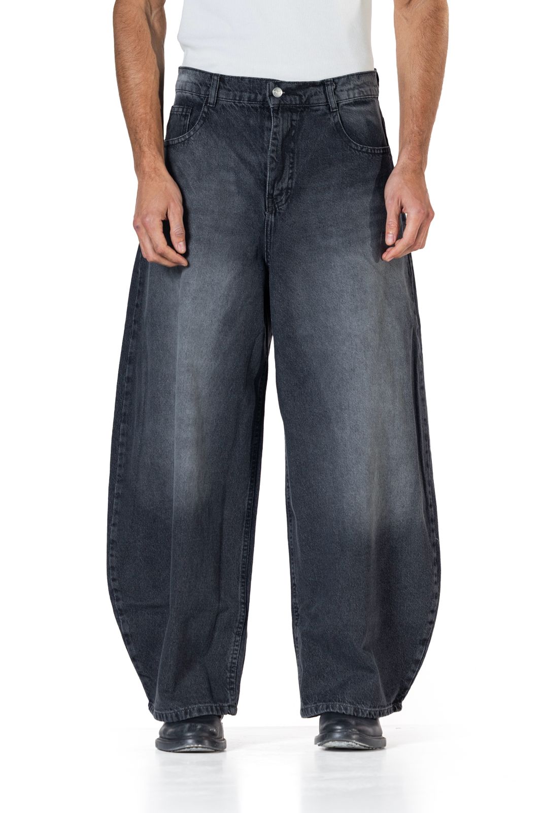 Baggy Fit - Black Washed Denim