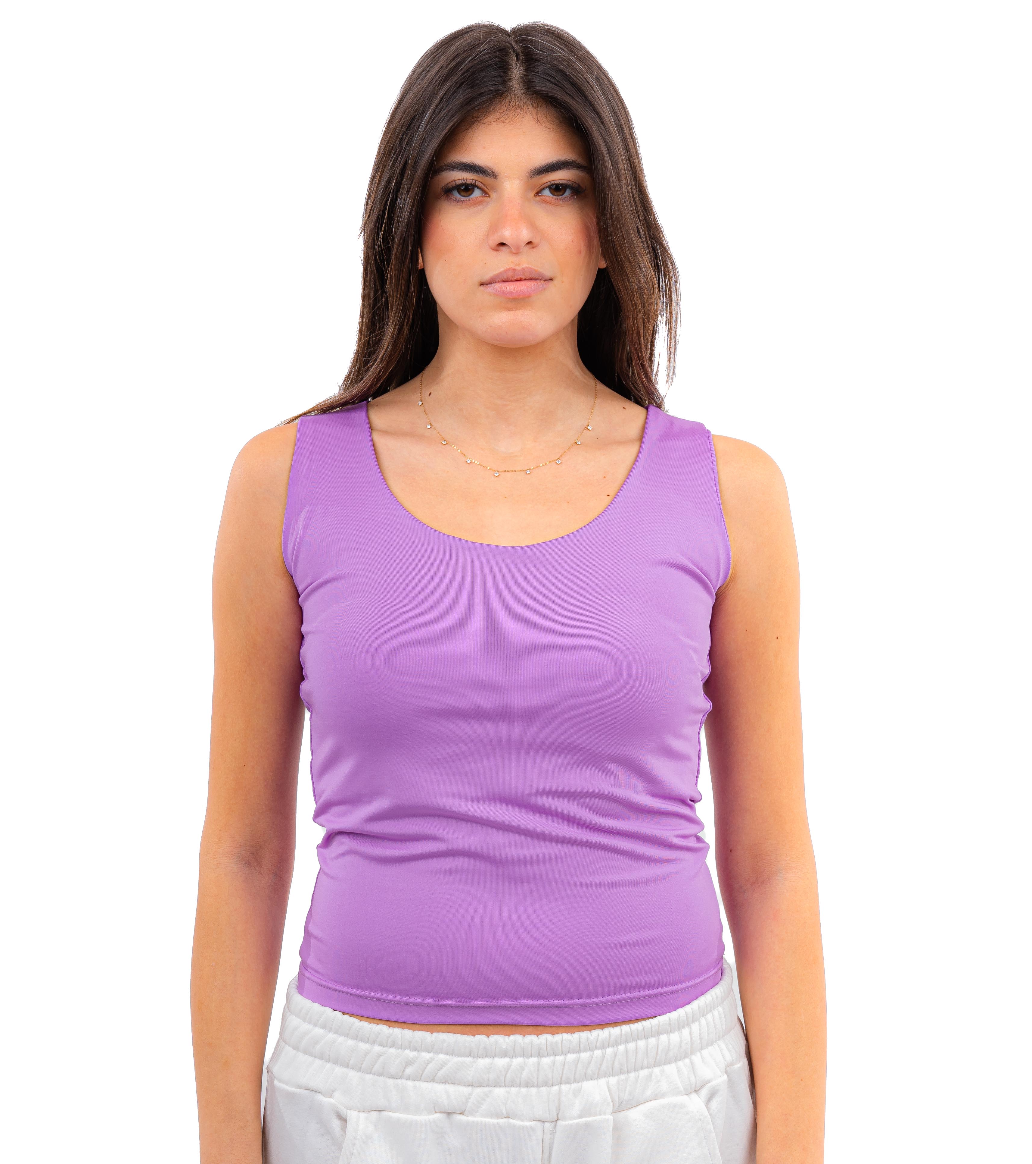 Initials Tank Top - Lavender
