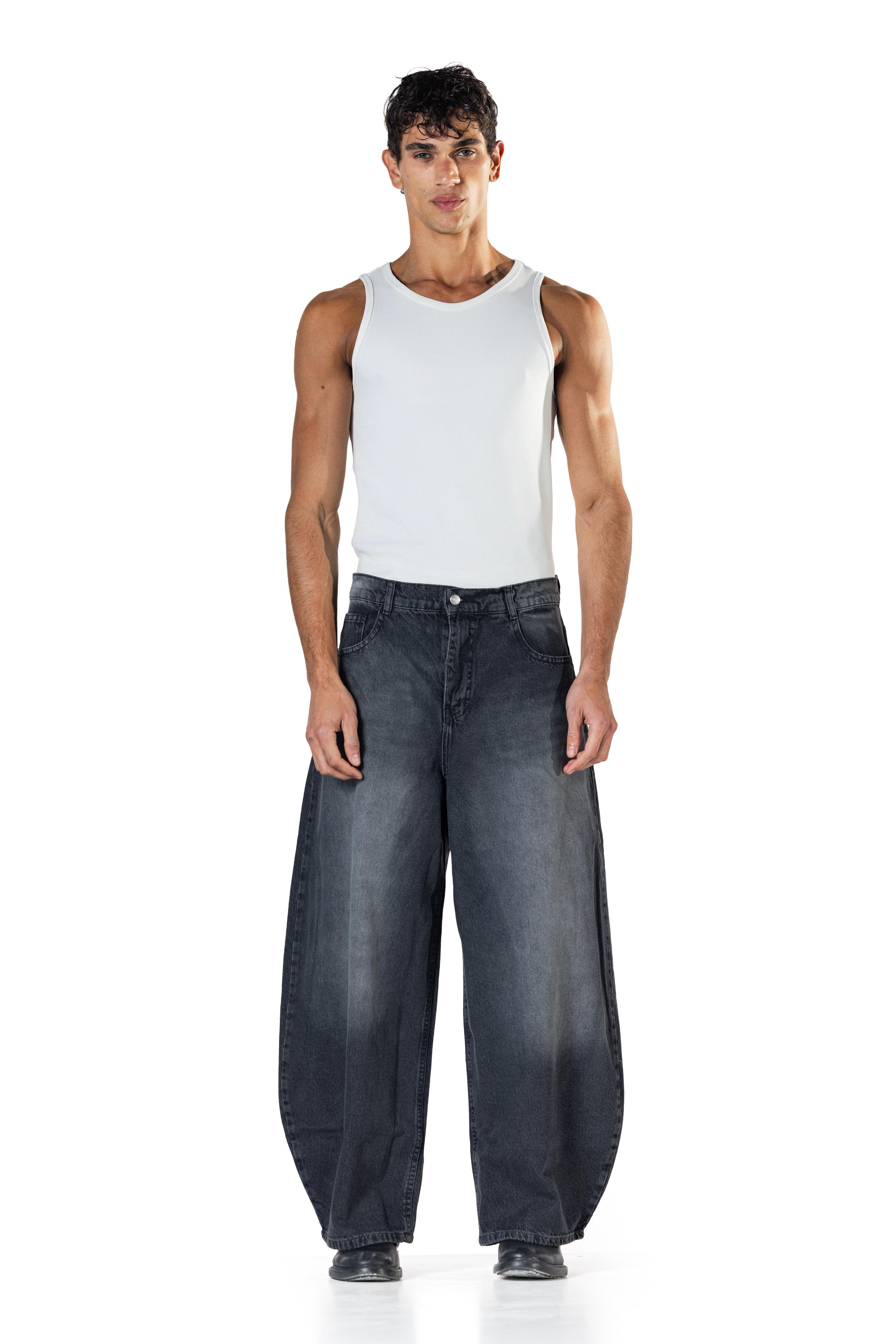 Baggy Fit - Black Washed Denim