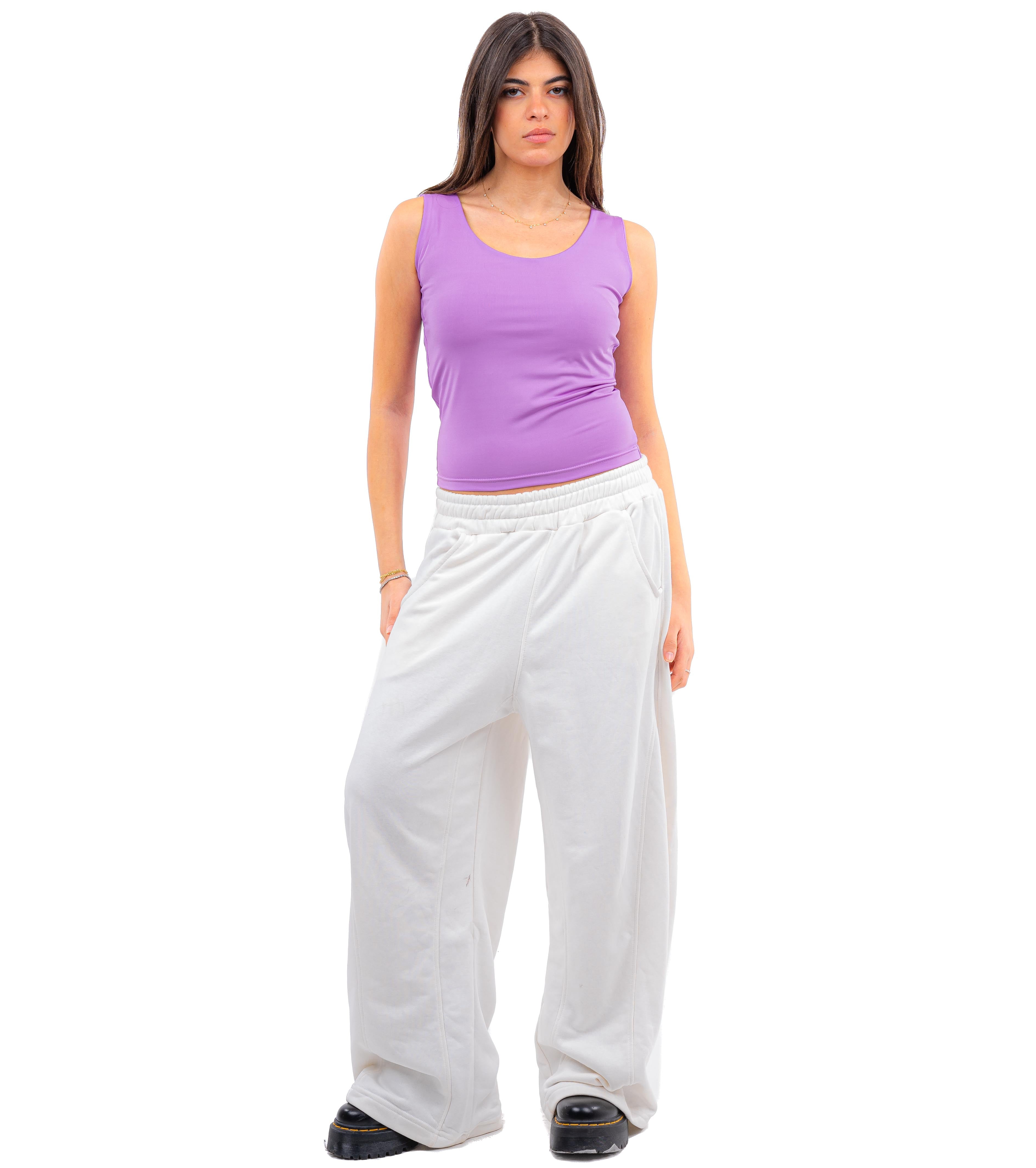 Initials Tank Top - Lavender