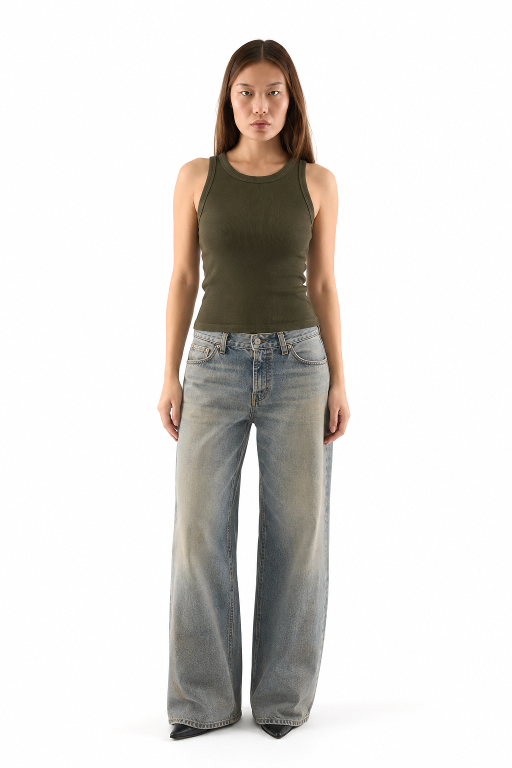 Initials Round-Neck Tank Top