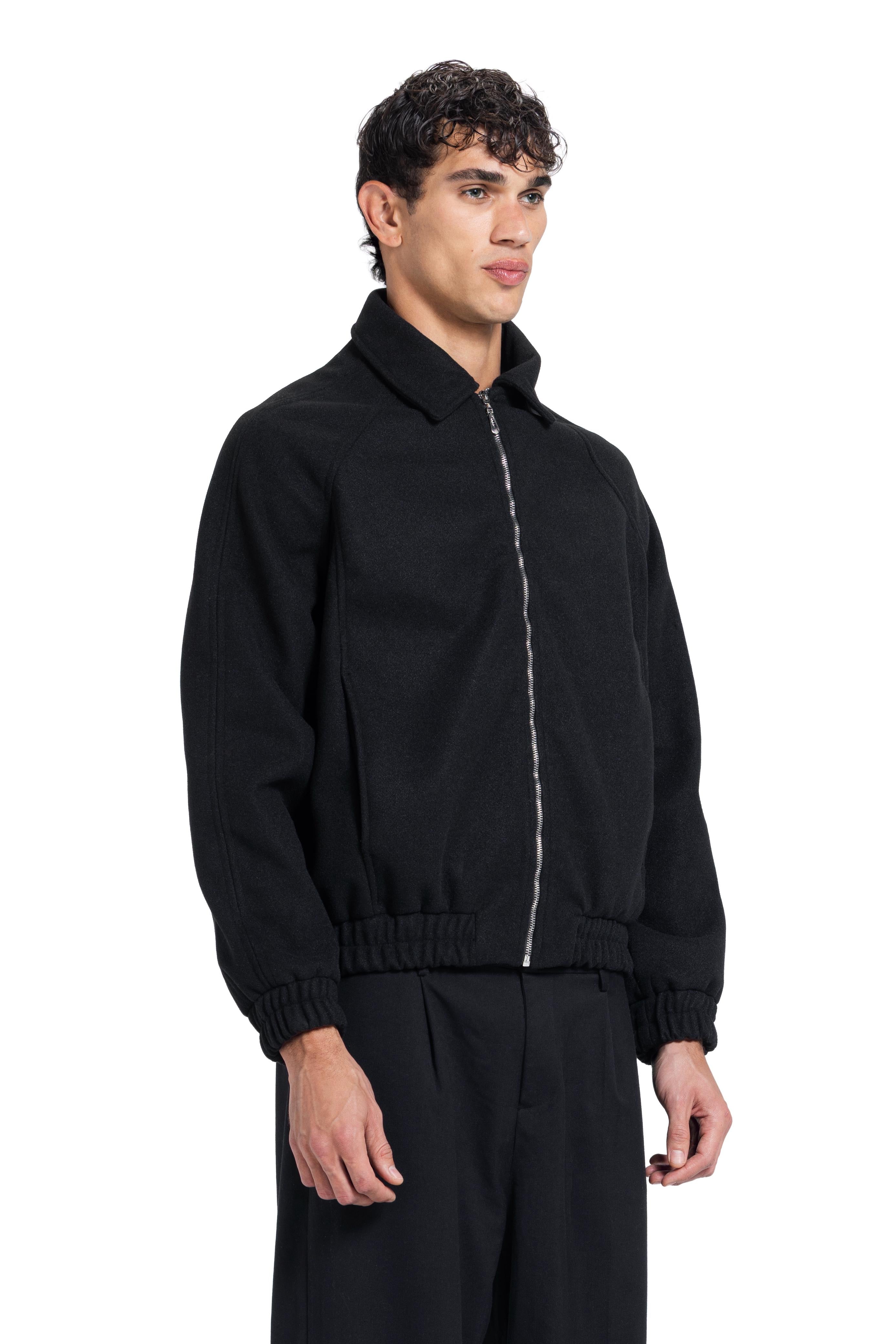 Boxy Wool Zip Jacket