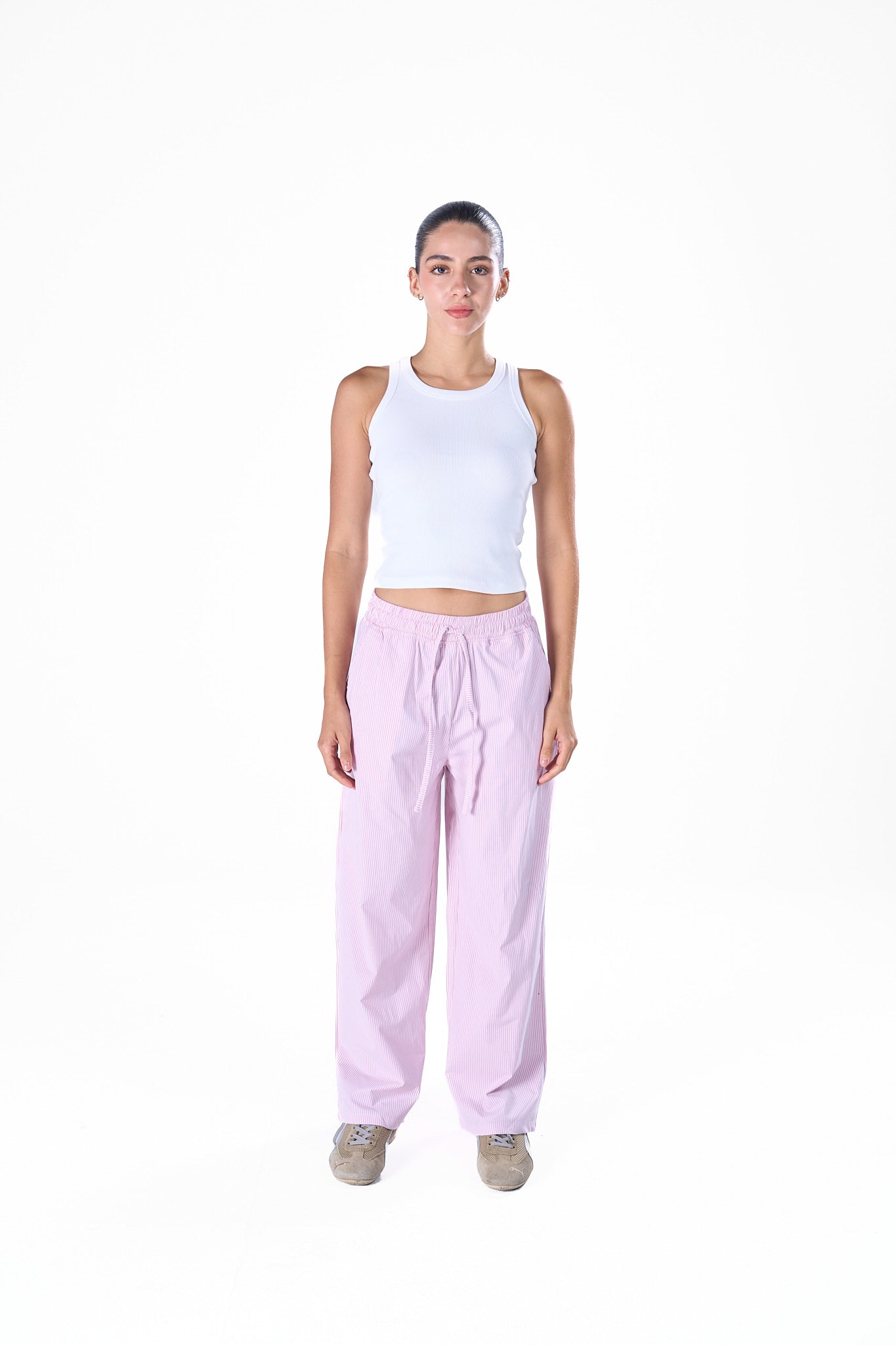 Striped Wide Leg Pants