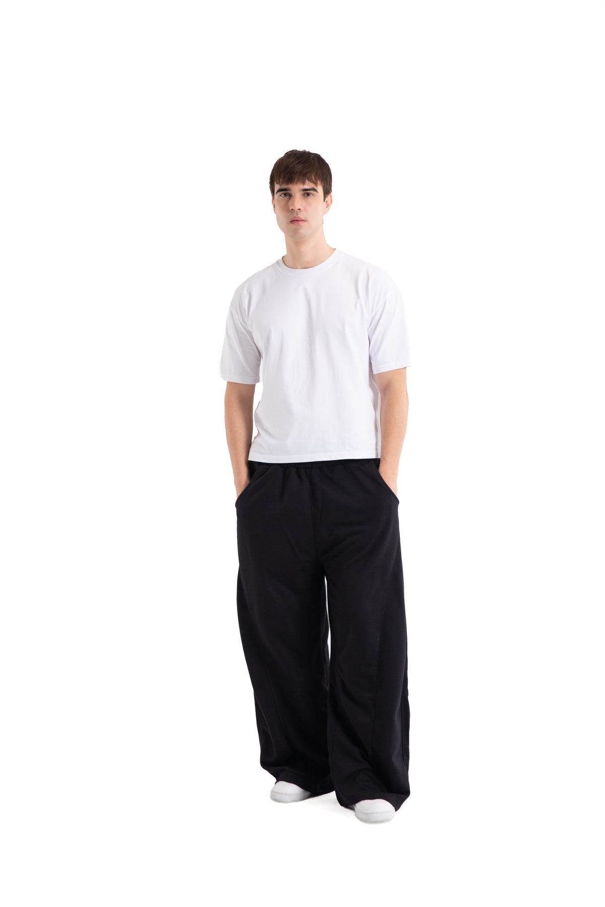 Initials wide leg sweatpants