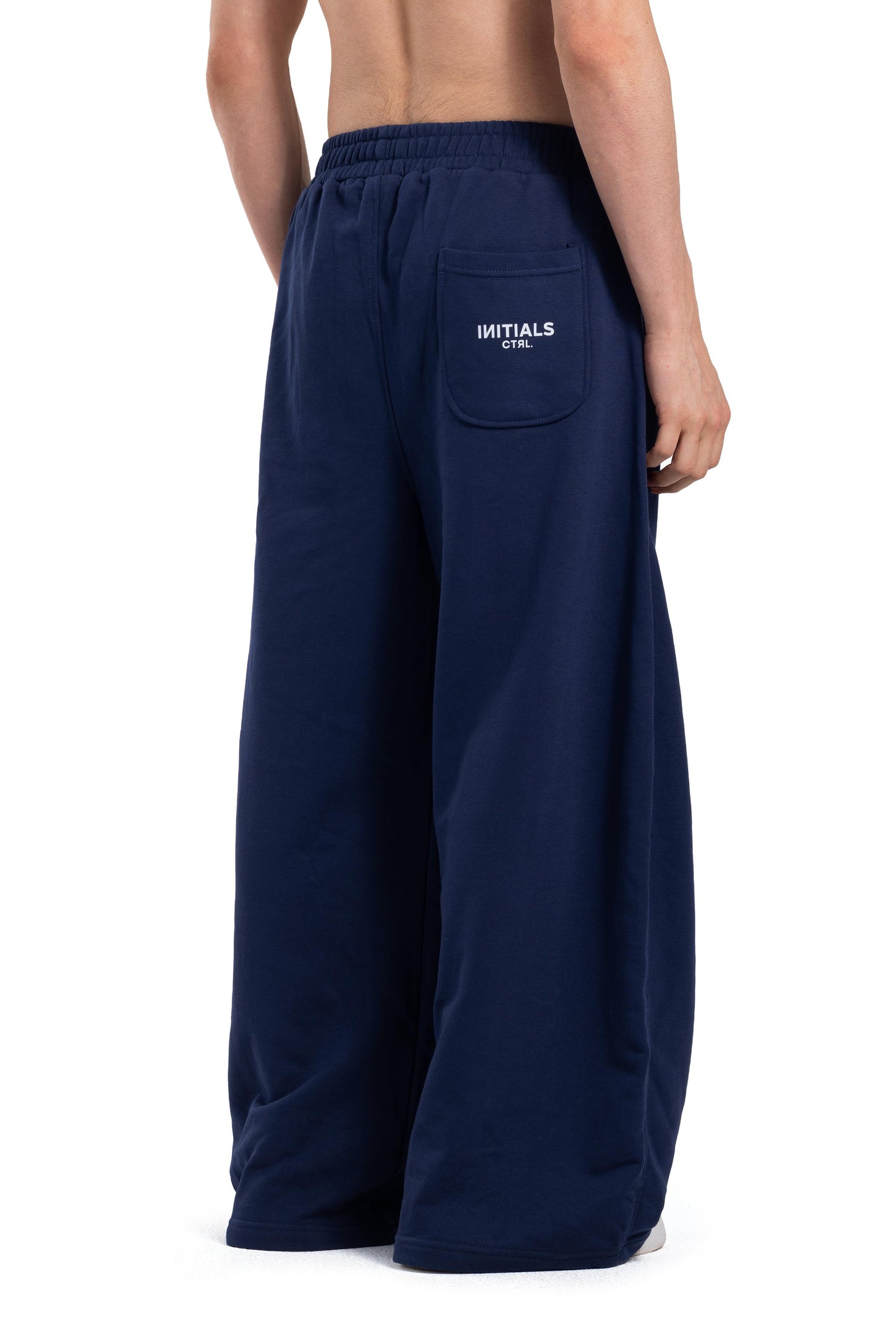 Initials wide leg sweatpants