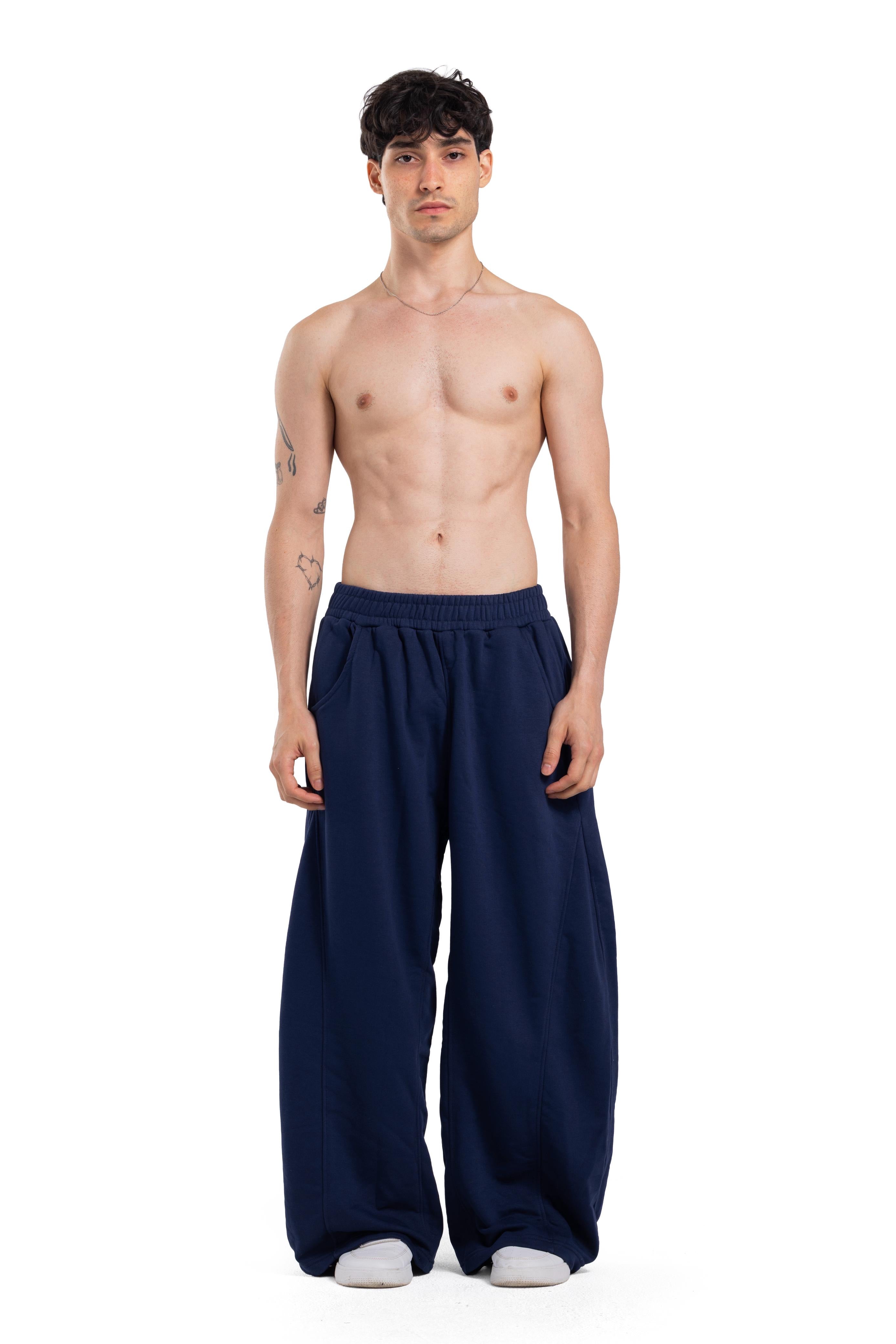 Initials wide leg sweatpants