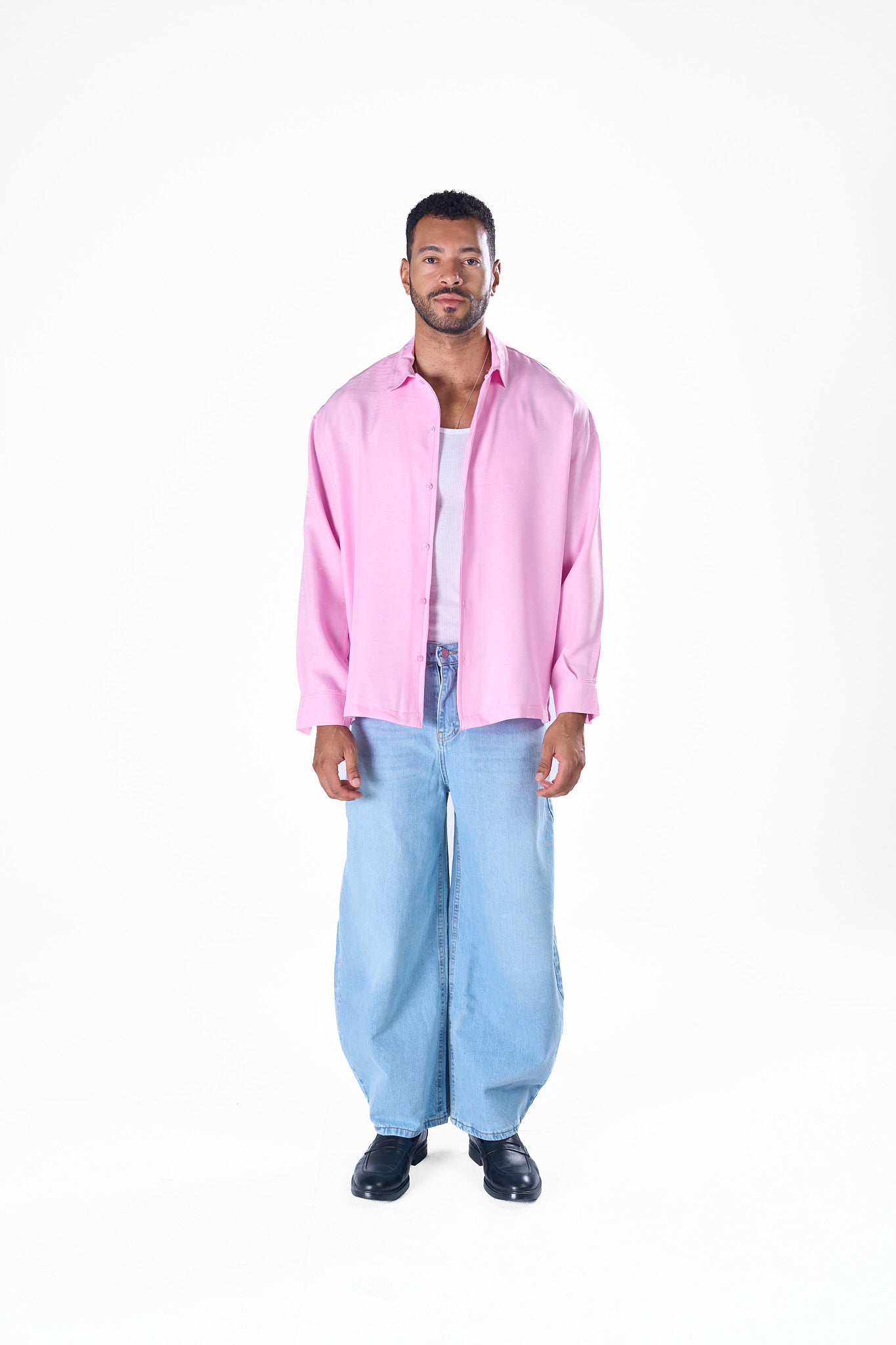Long Sleeve Linen Shirt - Men