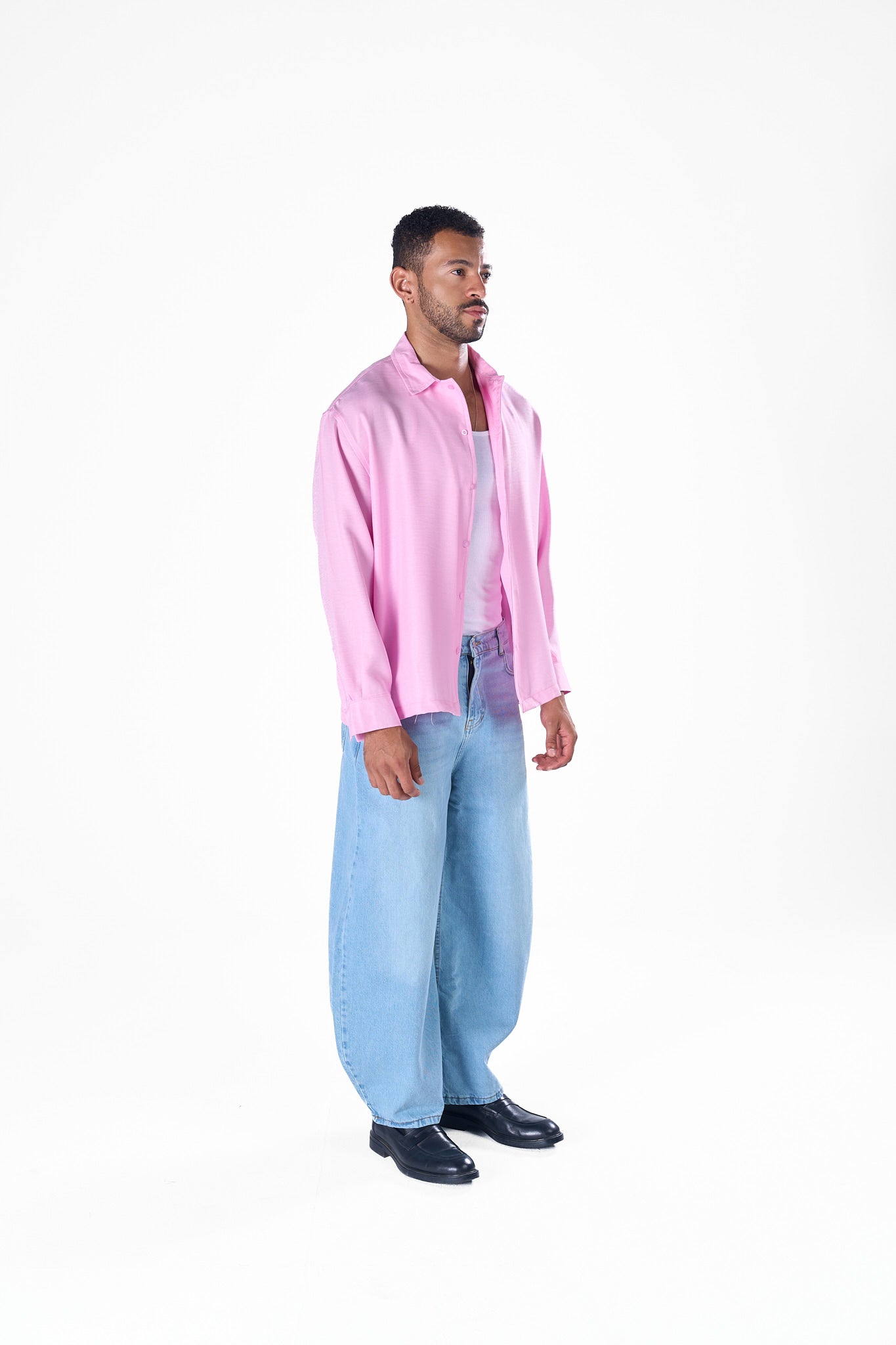 Long Sleeve Linen Shirt - Men
