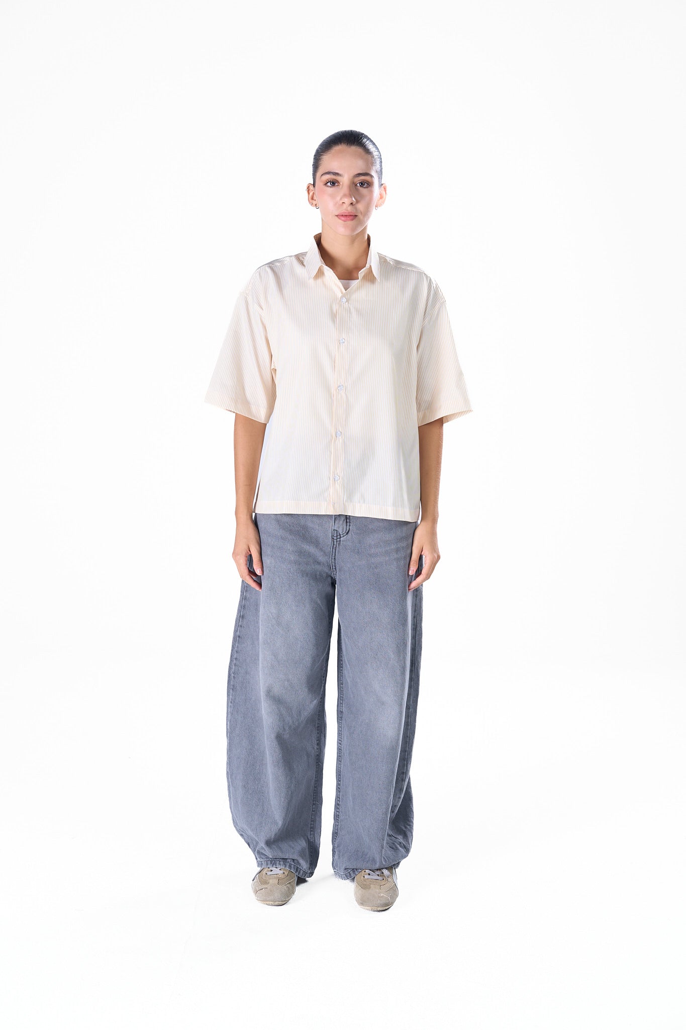 Boxy Striped Shirt