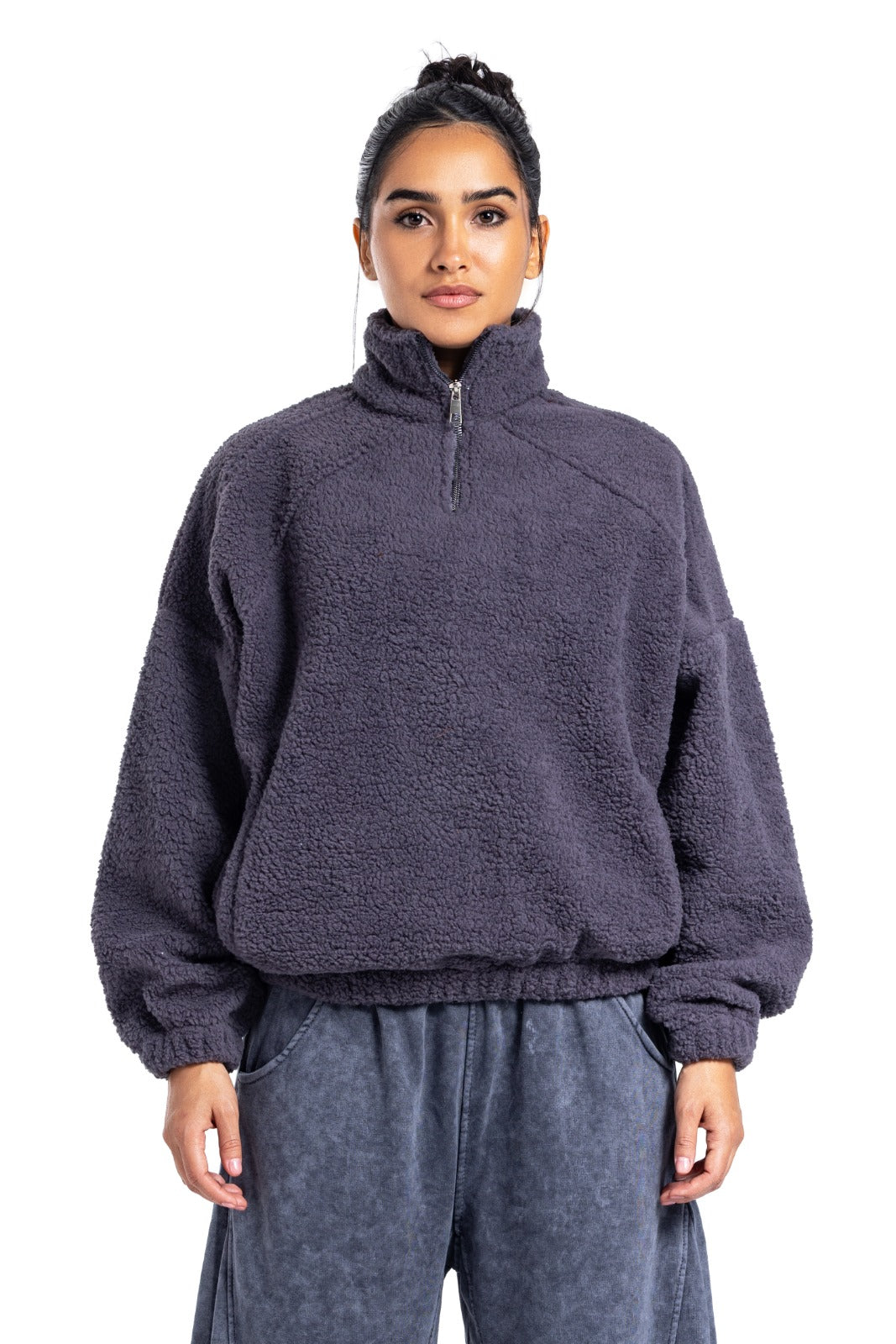 Initials Fur Quarter-Zip Sweatshirt