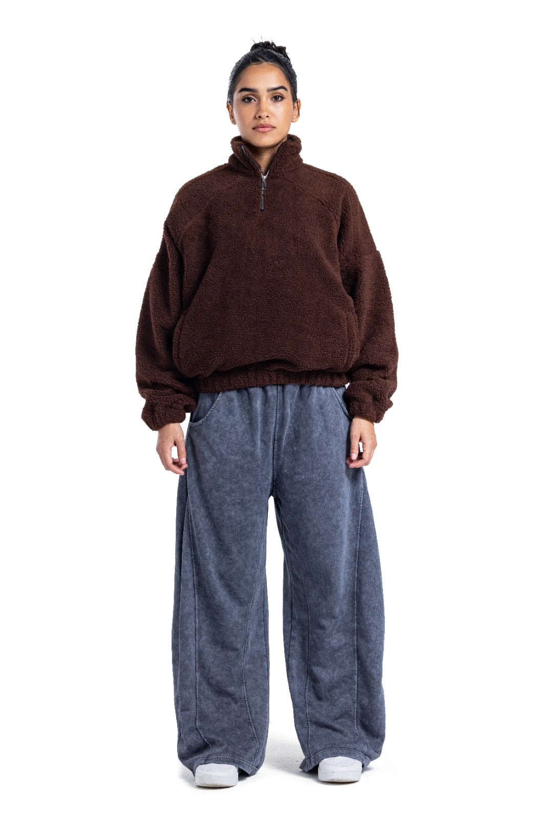 Initials Fur Quarter-Zip Sweatshirt