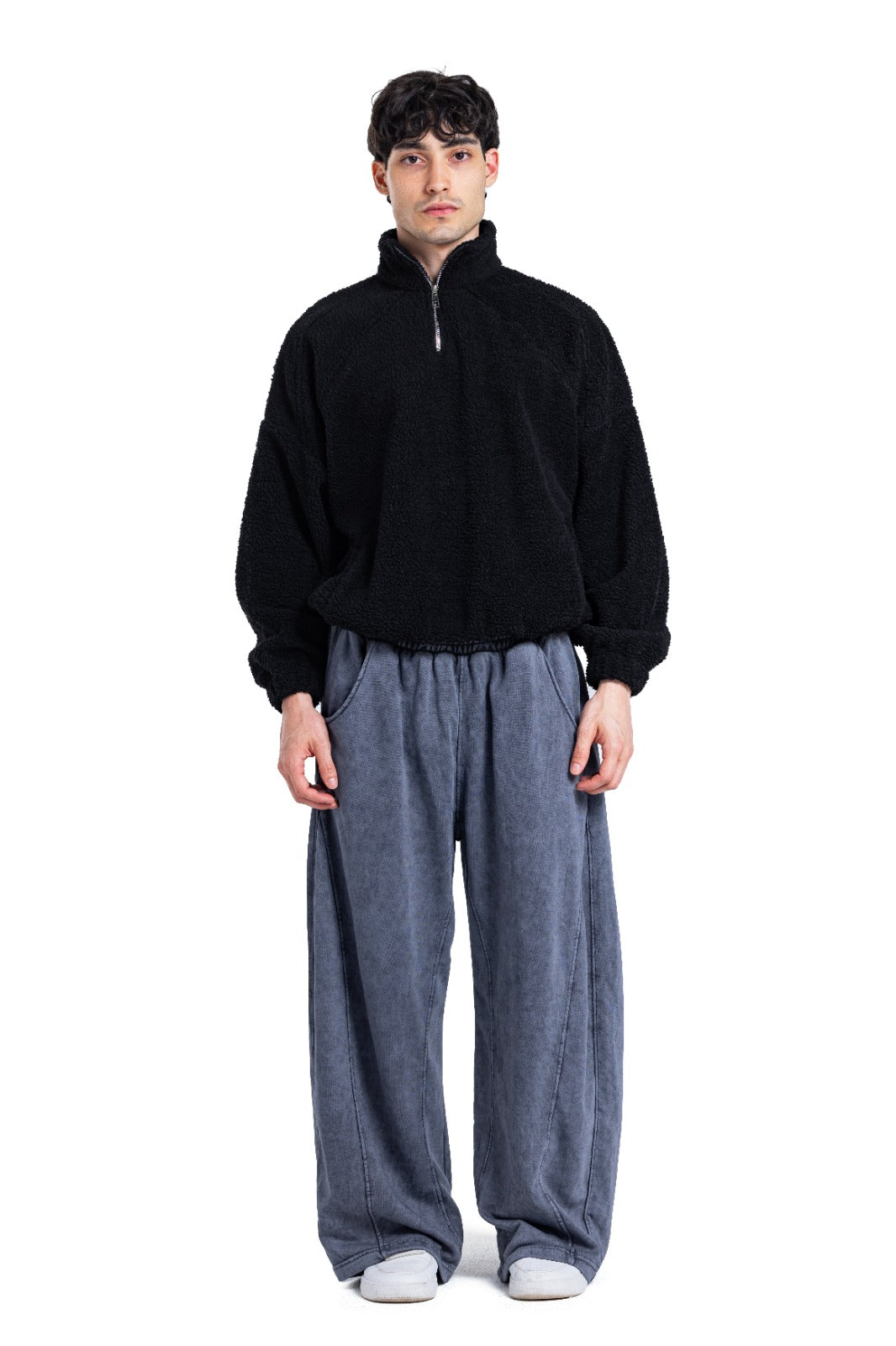 Initials Fur Quarter-Zip Sweatshirt