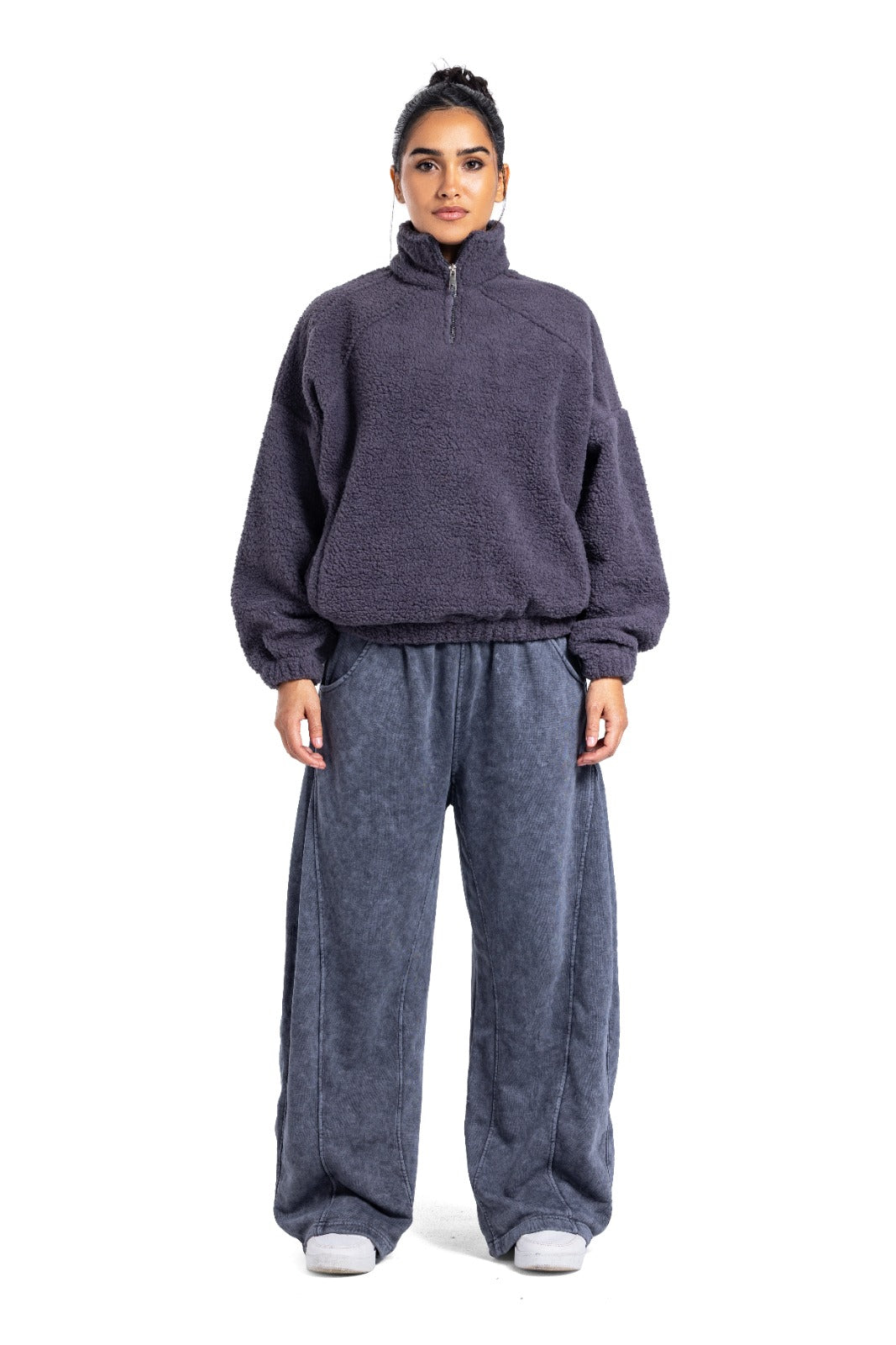 Initials Fur Quarter-Zip Sweatshirt