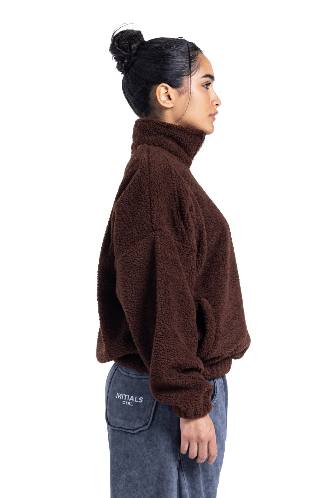 Initials Fur Quarter-Zip Sweatshirt