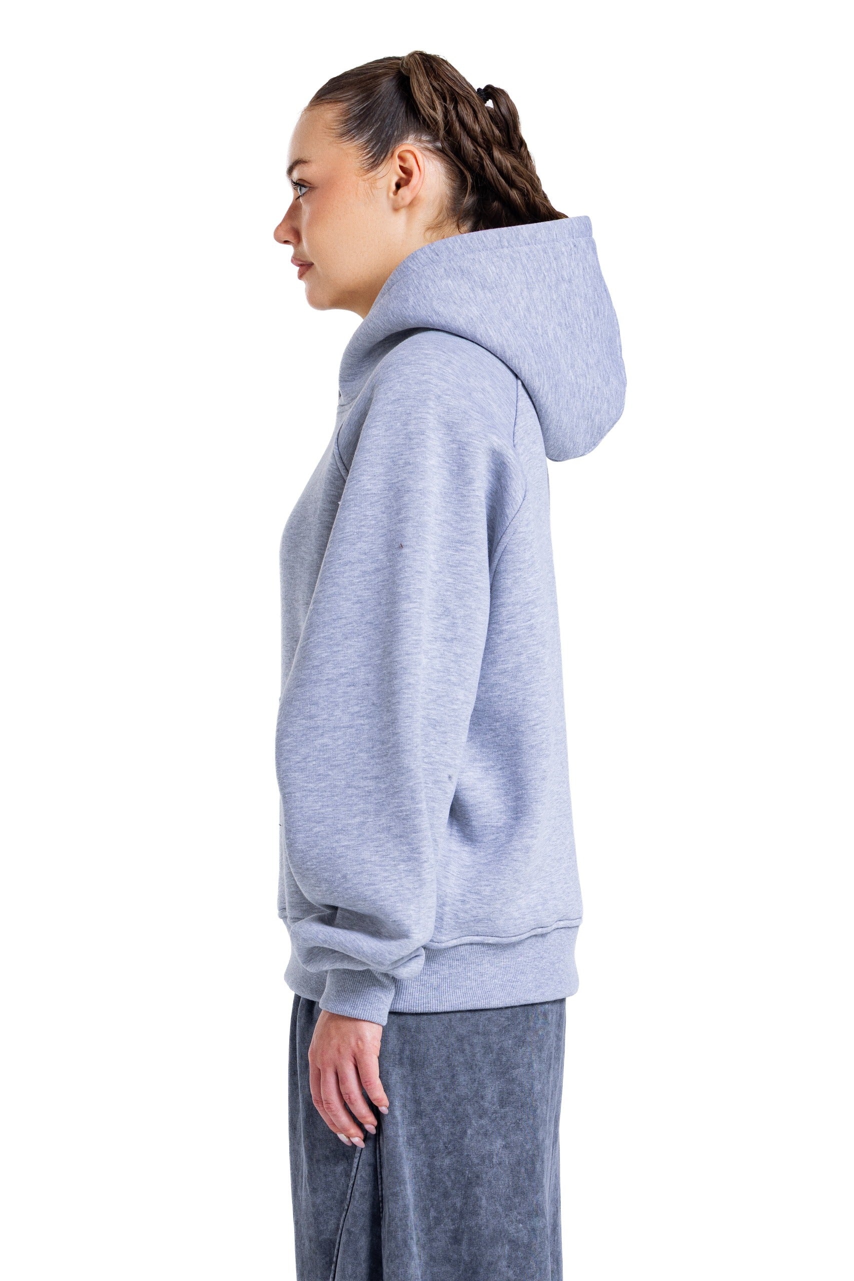 initials Boxy Hoodie