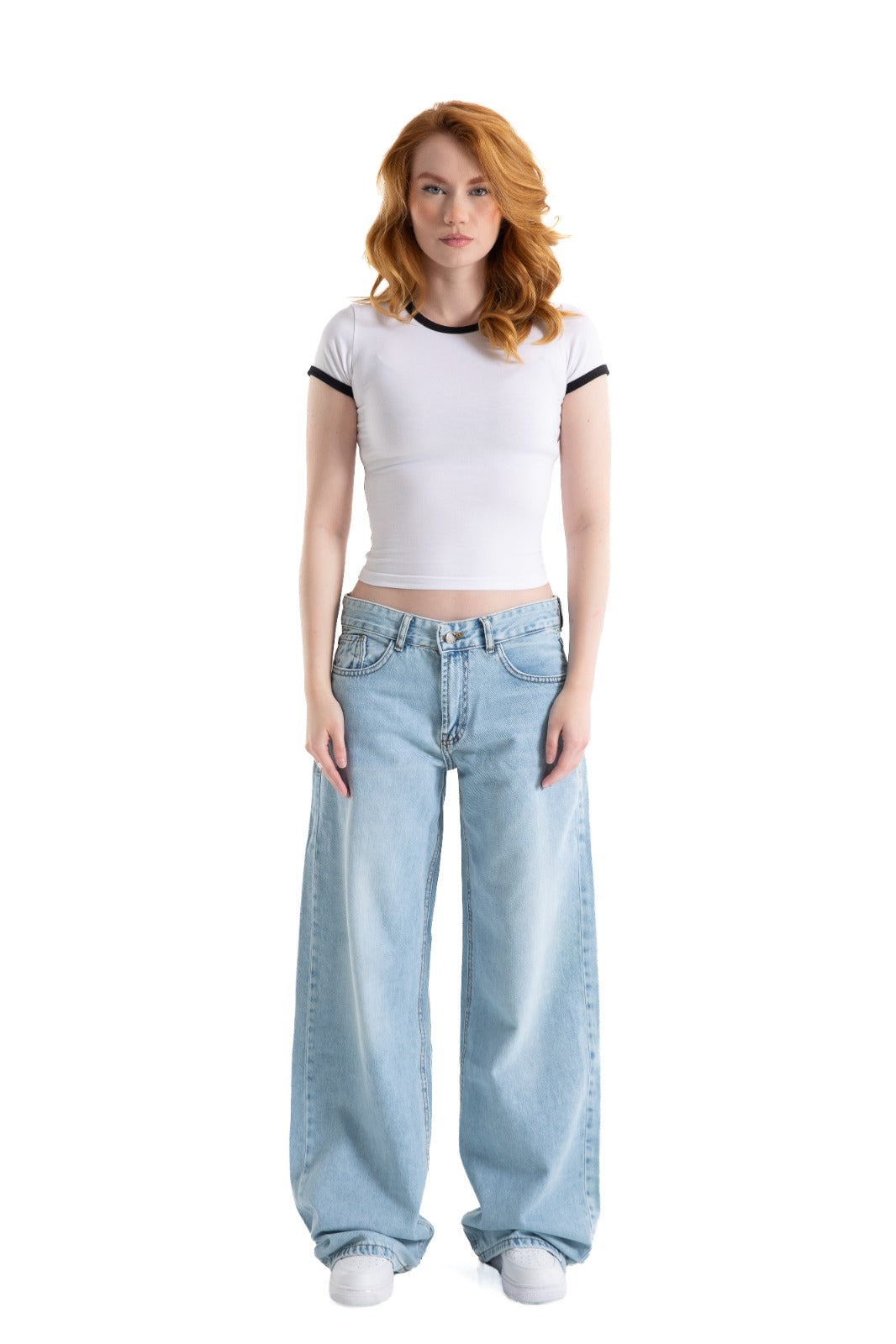 D02: Wide Straight jeans - Women