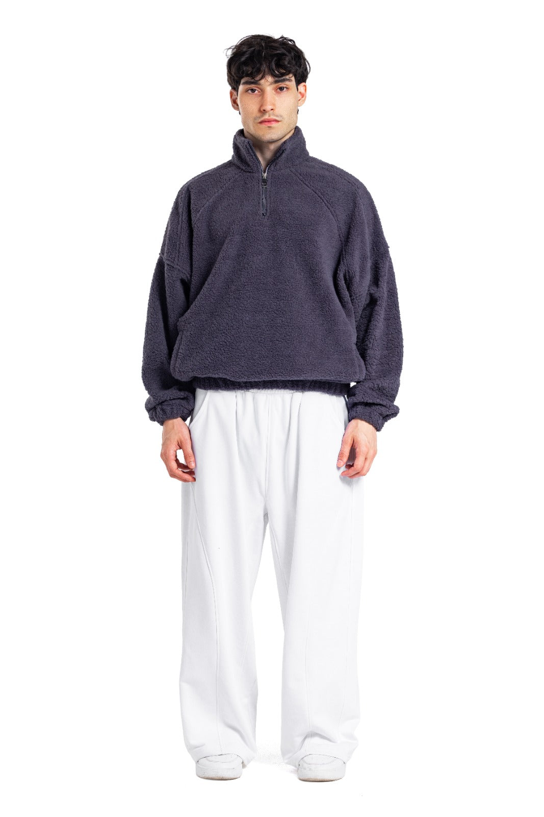 Initials Fur Quarter-Zip Sweatshirt