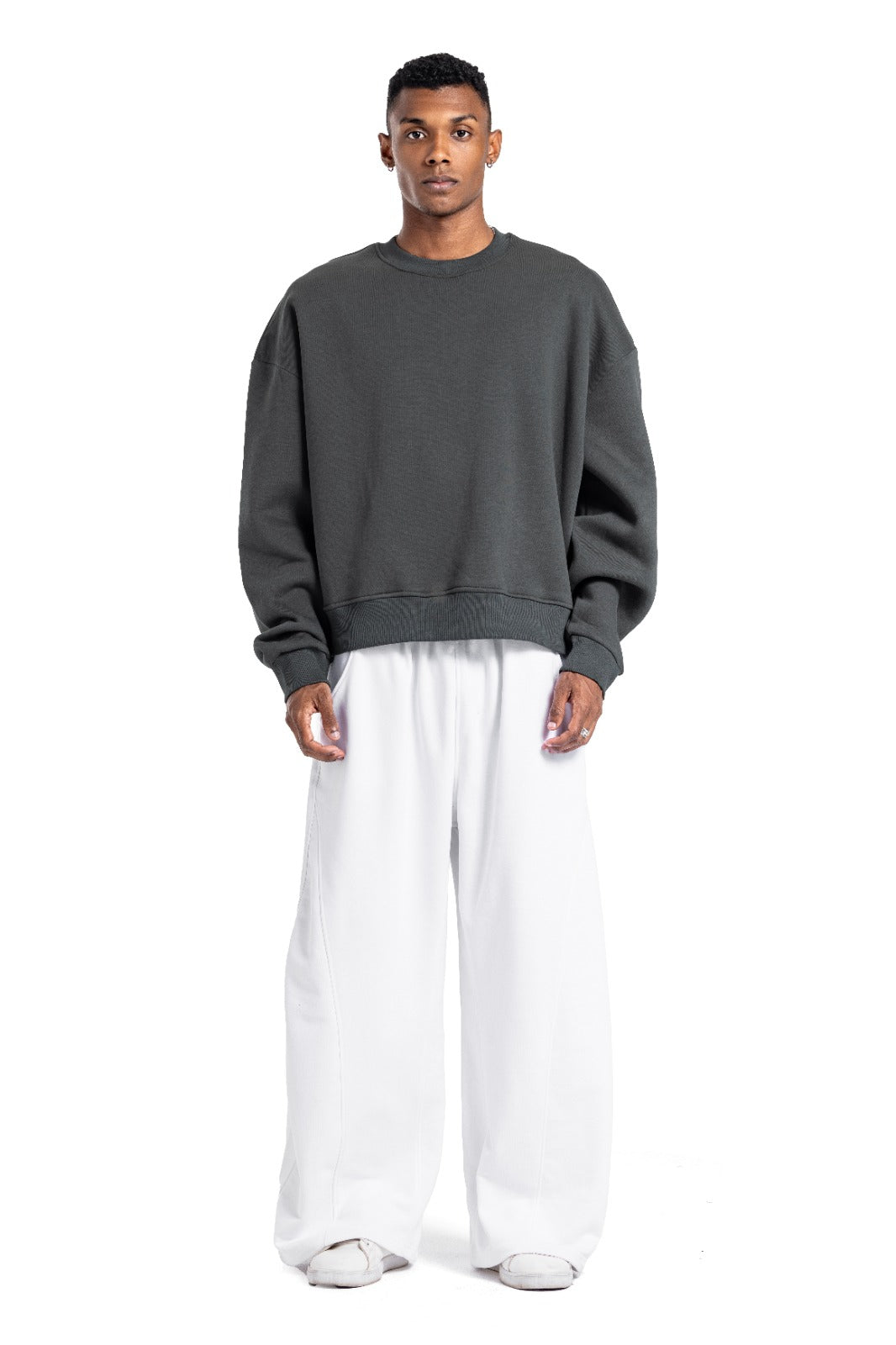 Initials Boxy Crewneck