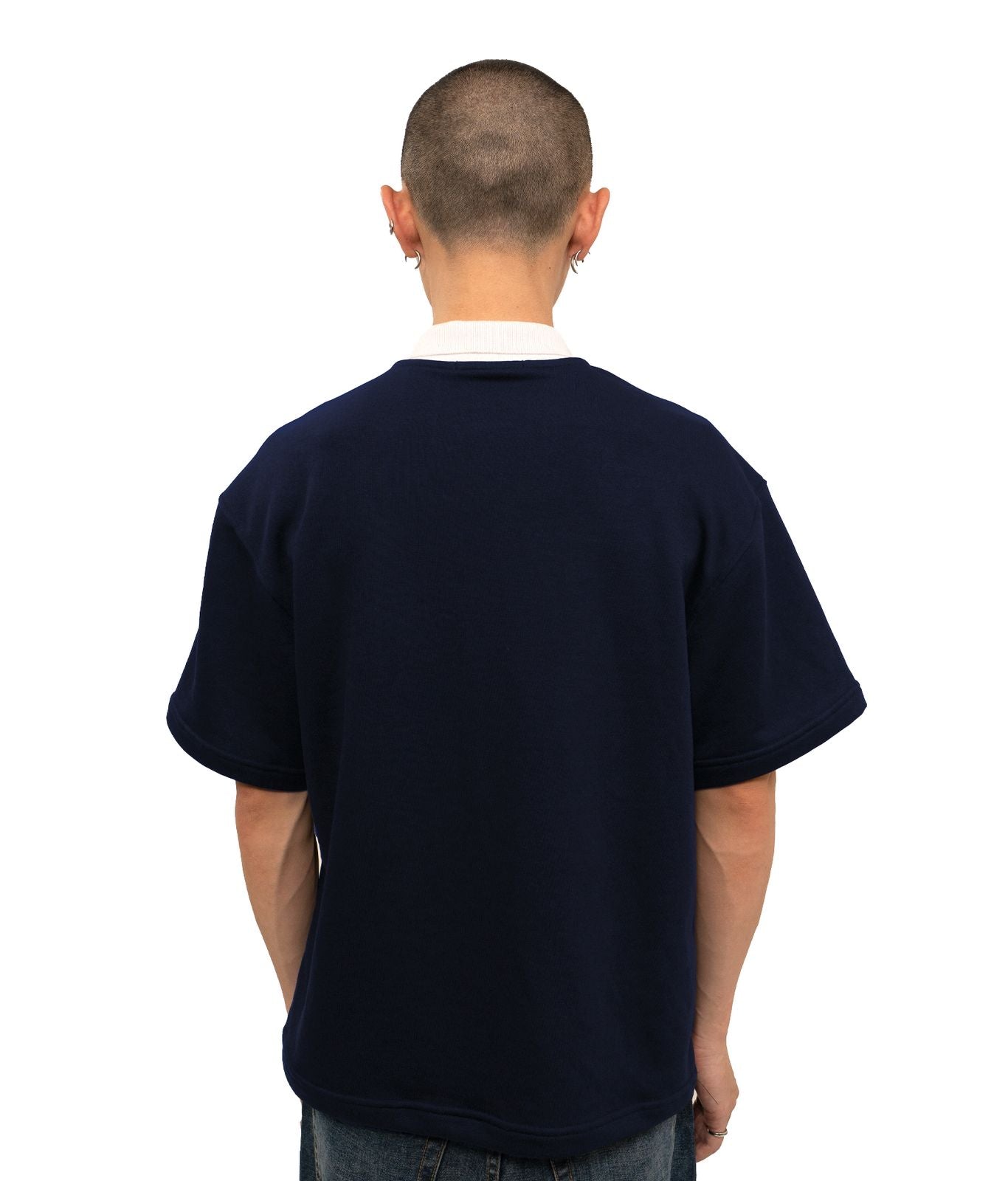Dual-Tone Polo T-shirt