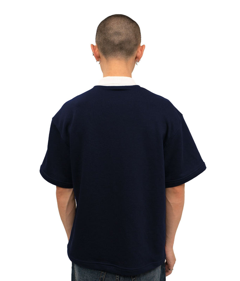 Dual-Tone Polo T-shirt