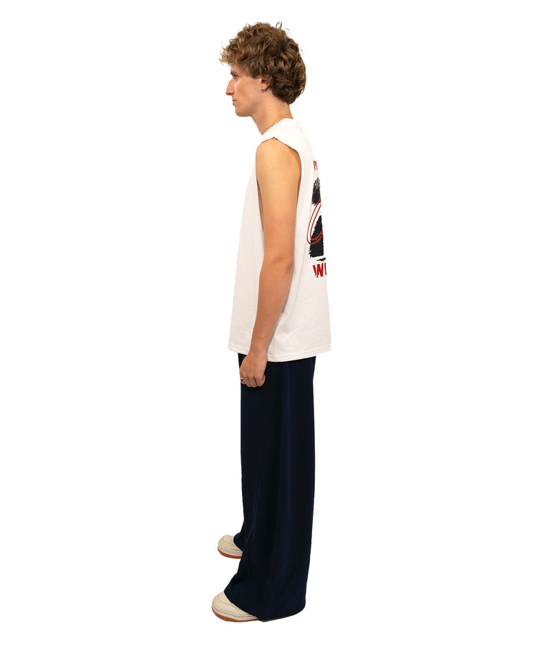 Initials wide leg sweatpants