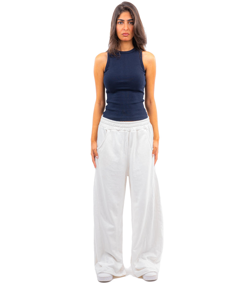 Initials Round-neck Ribbed Tank Top