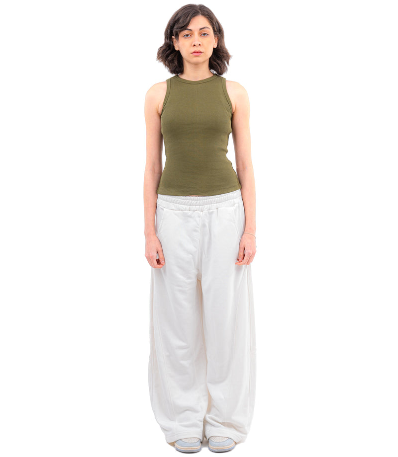 Initials Round-neck Ribbed Tank Top