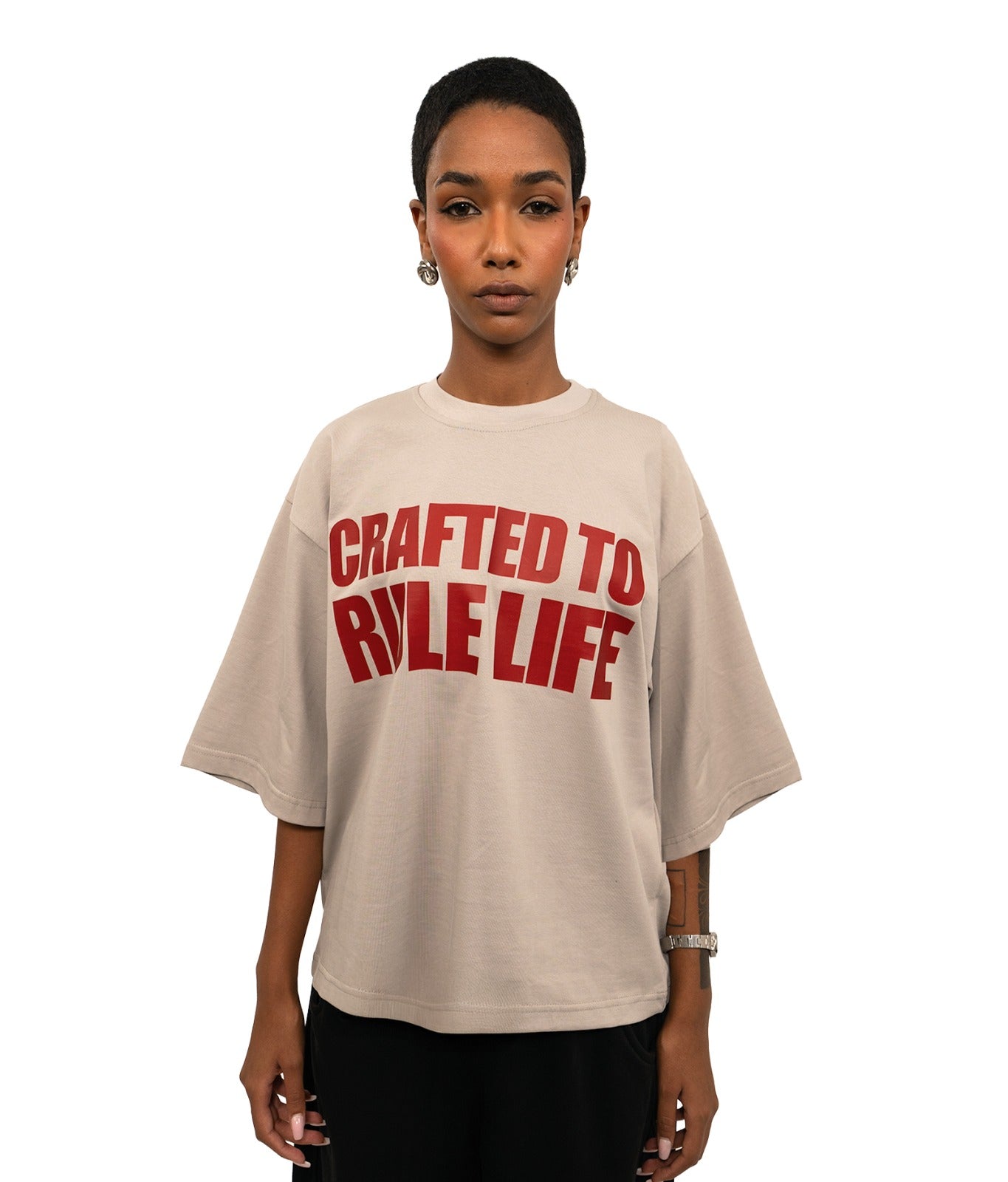 Crafted To Rule Life Boxy T-shirt