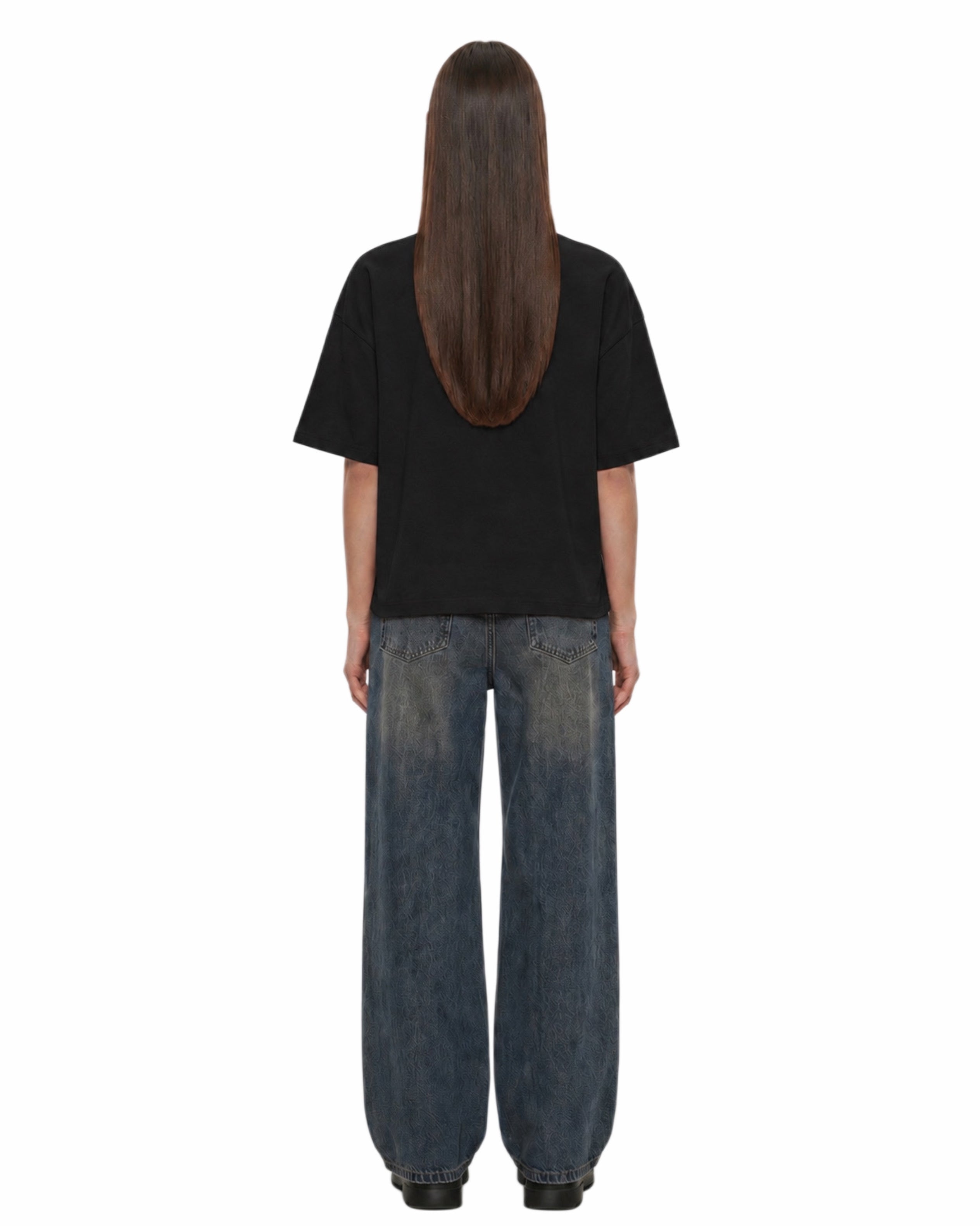 Initials Boxy Fit T-shirt - Women