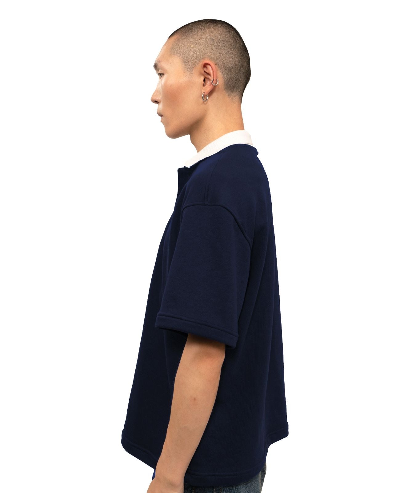 Dual-Tone Polo T-shirt