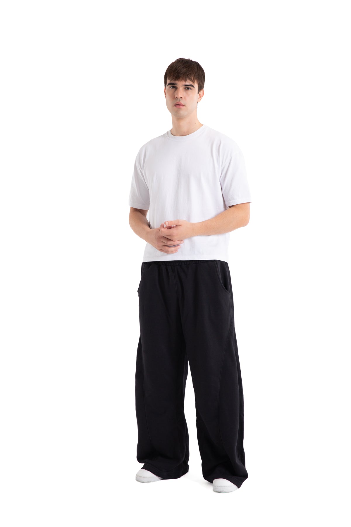 Initials wide leg sweatpants