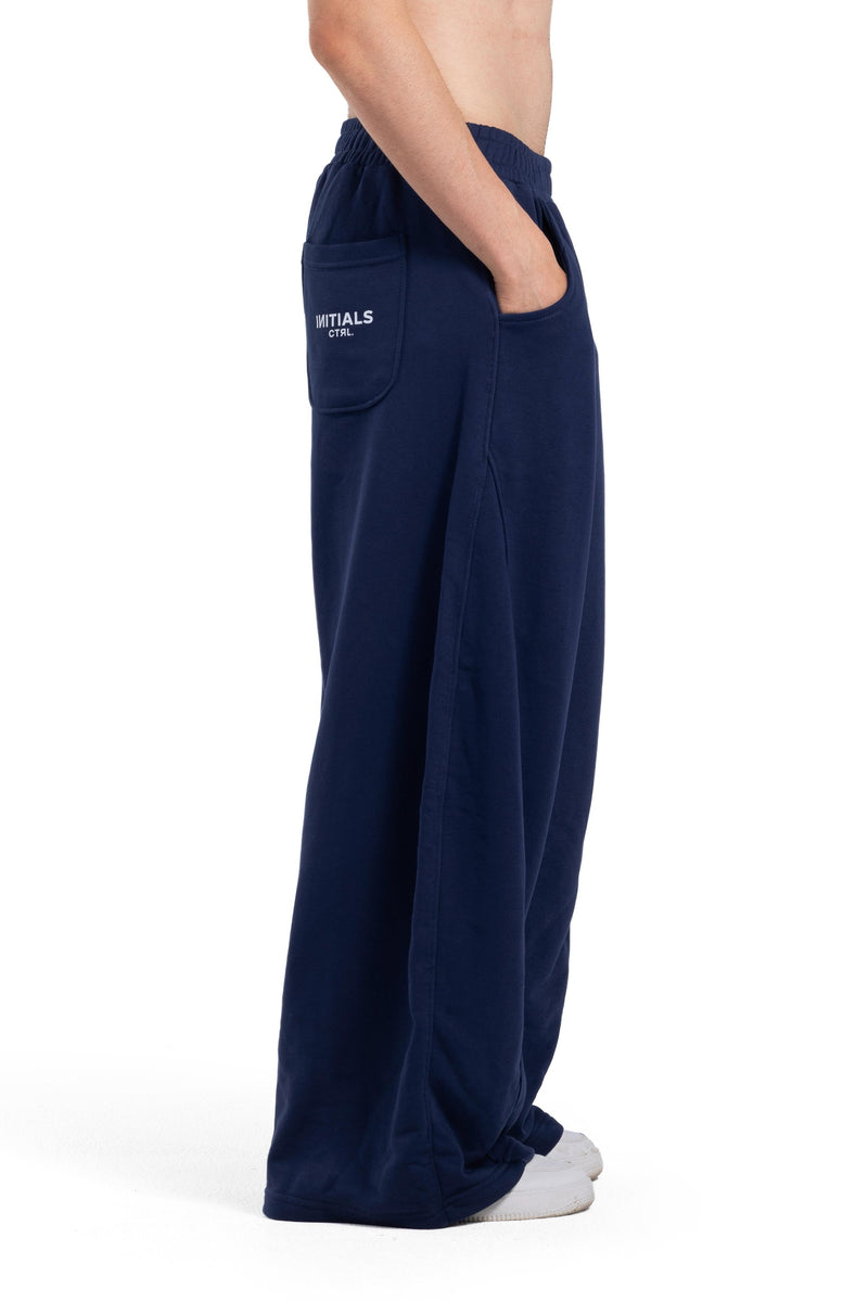 Initials wide leg sweatpants