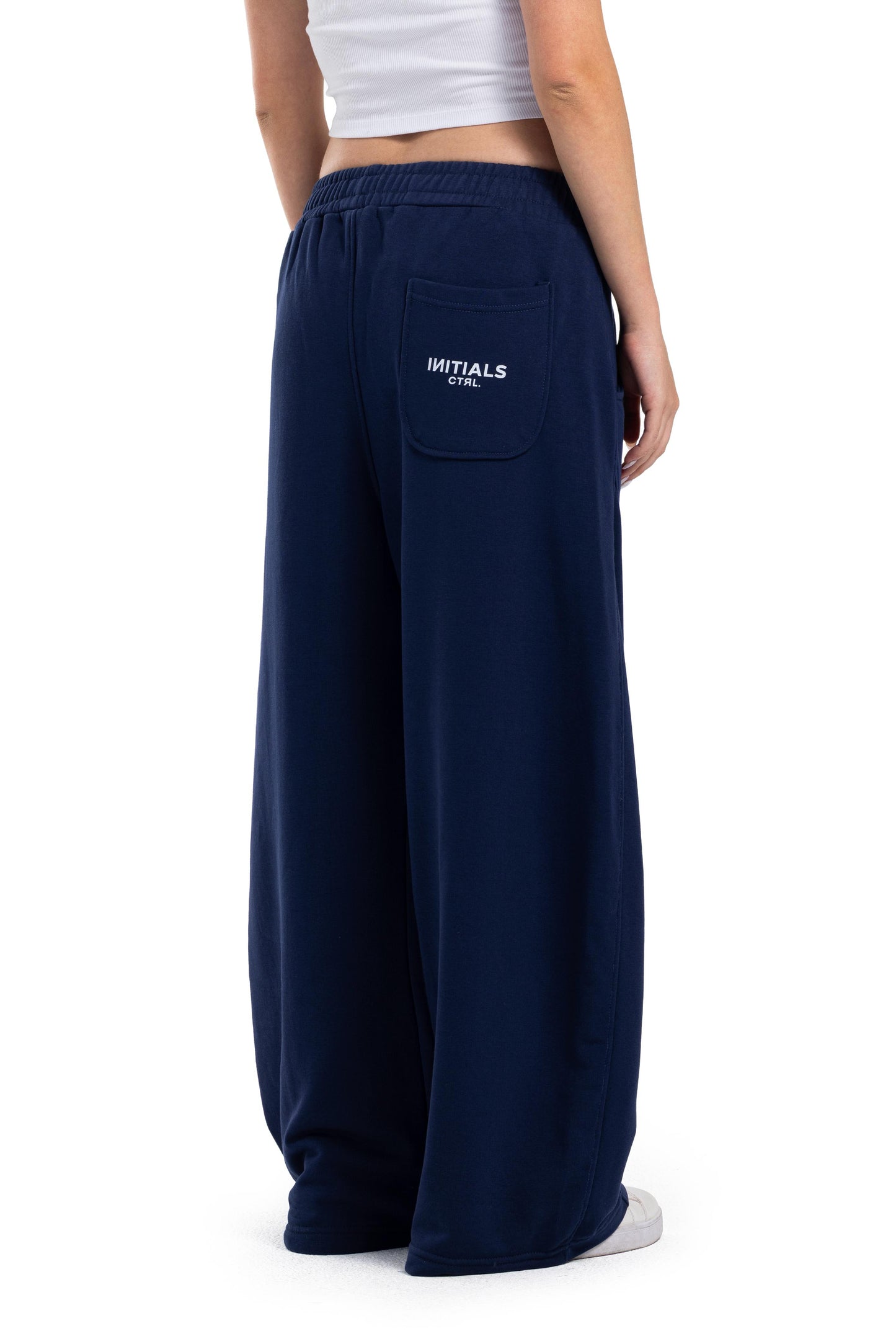 Initials wide leg sweatpants