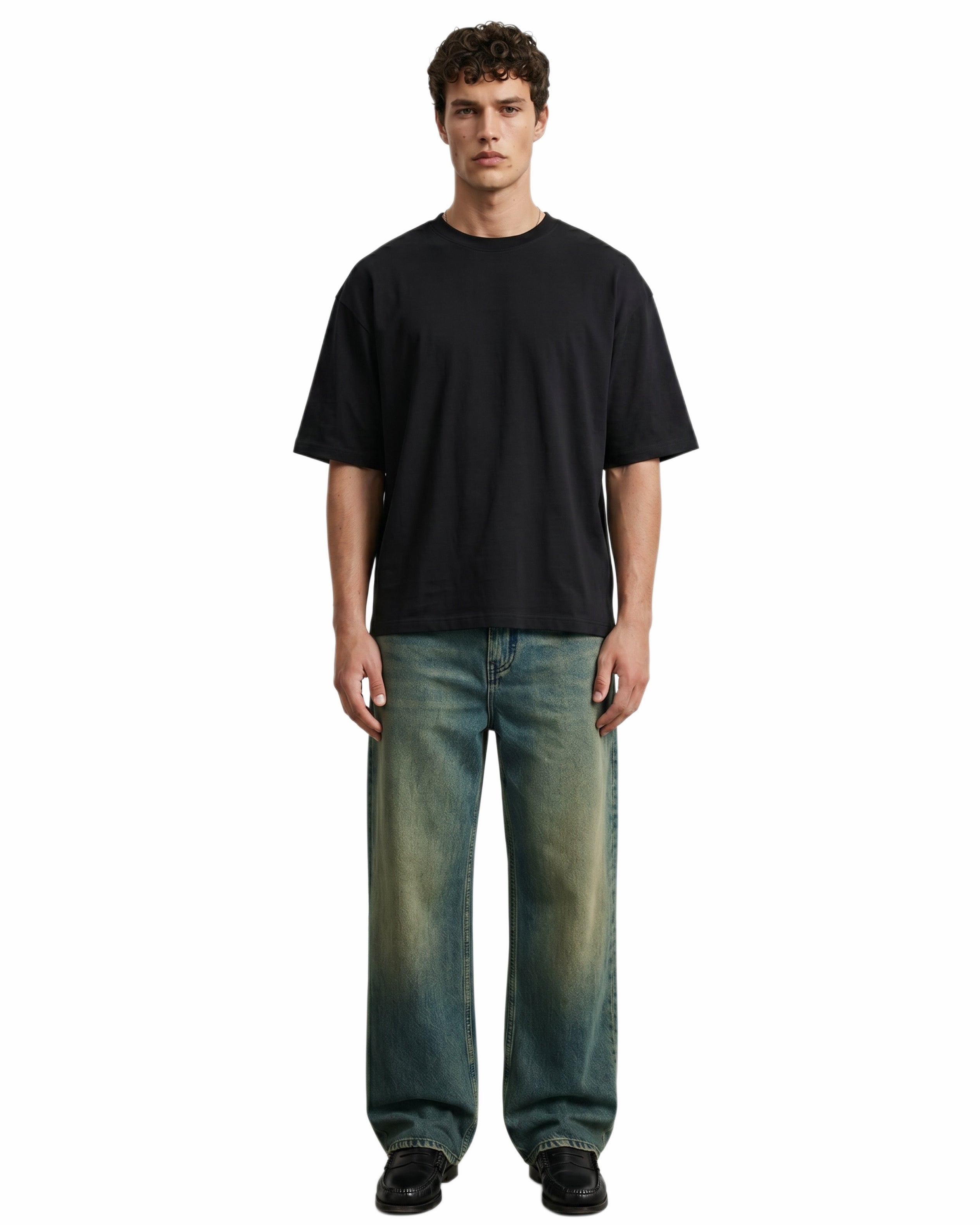 Initials Boxy Fit T-shirt - Unisex