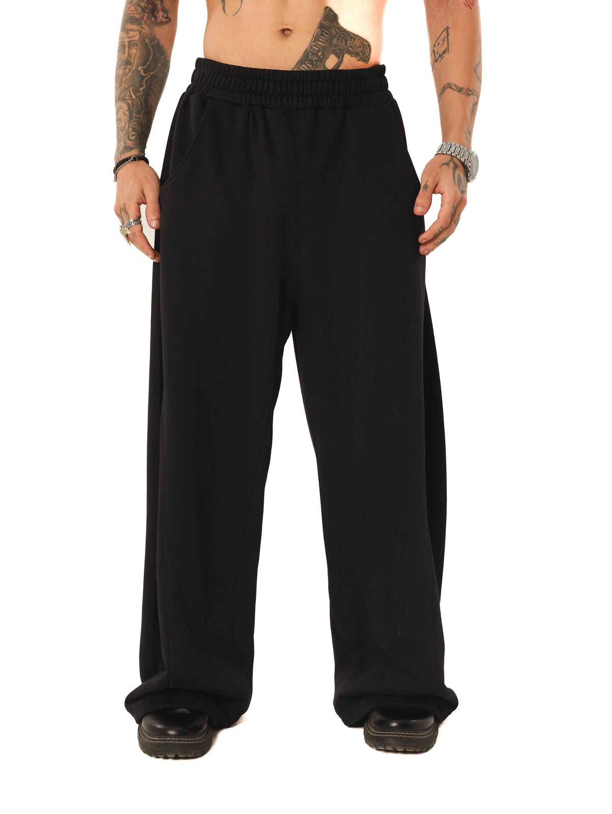 Initials wide leg sweatpants – CTRL Cairo
