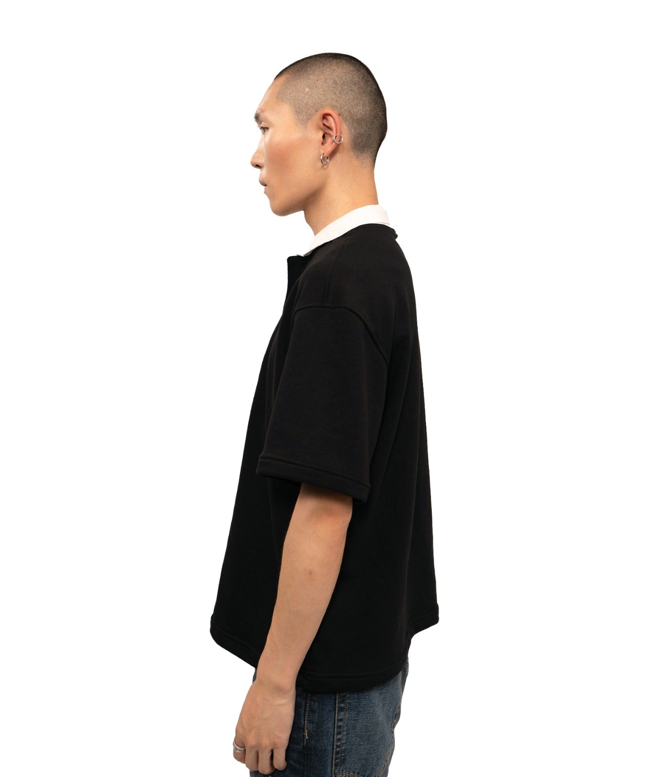 Dual-Tone Polo T-shirt