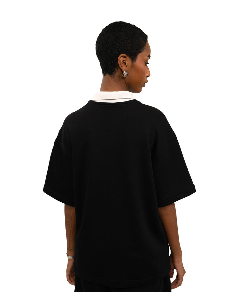 Dual-Tone Polo T-shirt