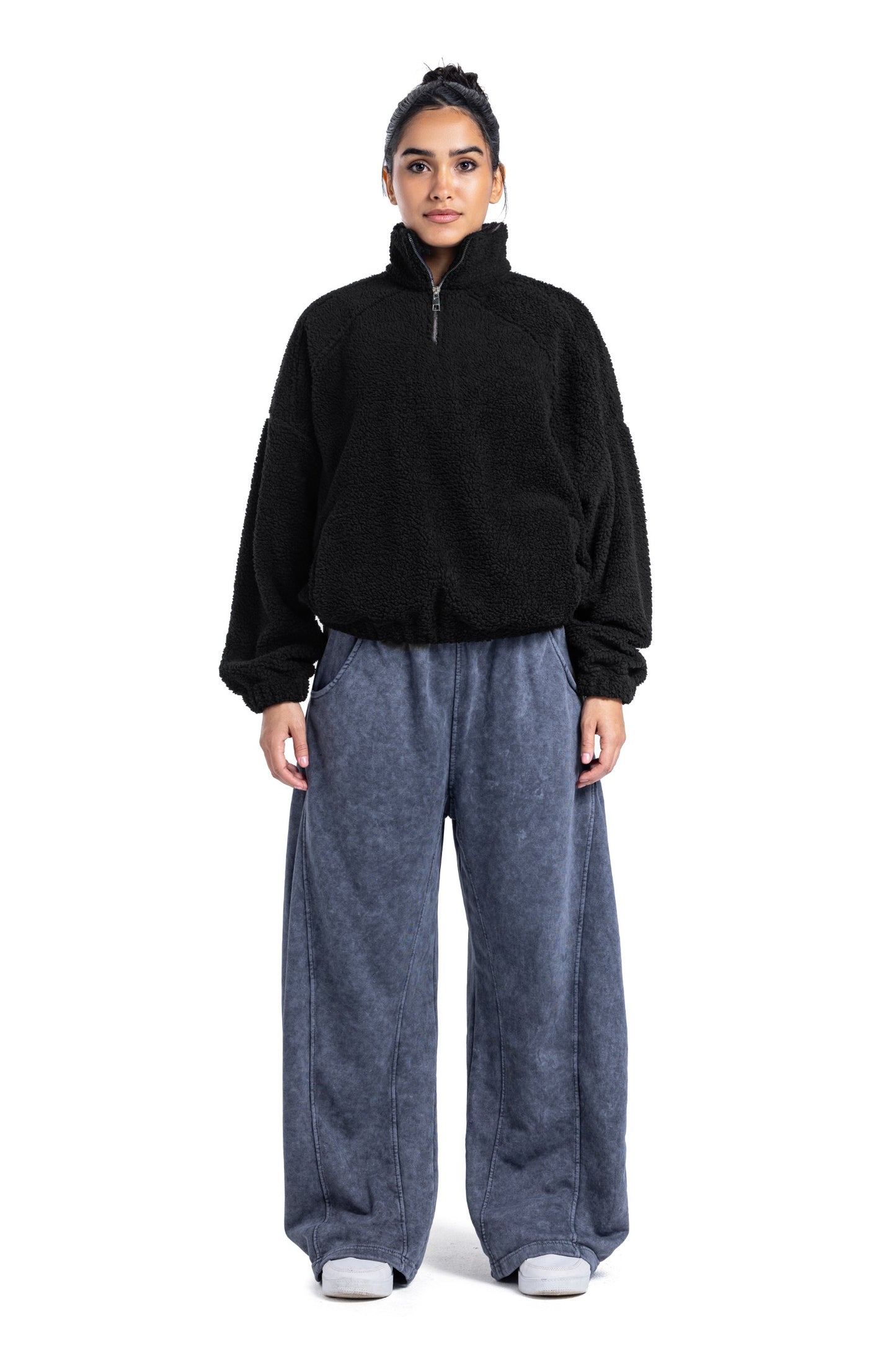 Initials Fur Quarter-Zip Sweatshirt