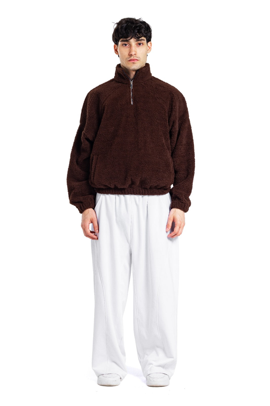 Initials Fur Quarter-Zip Sweatshirt