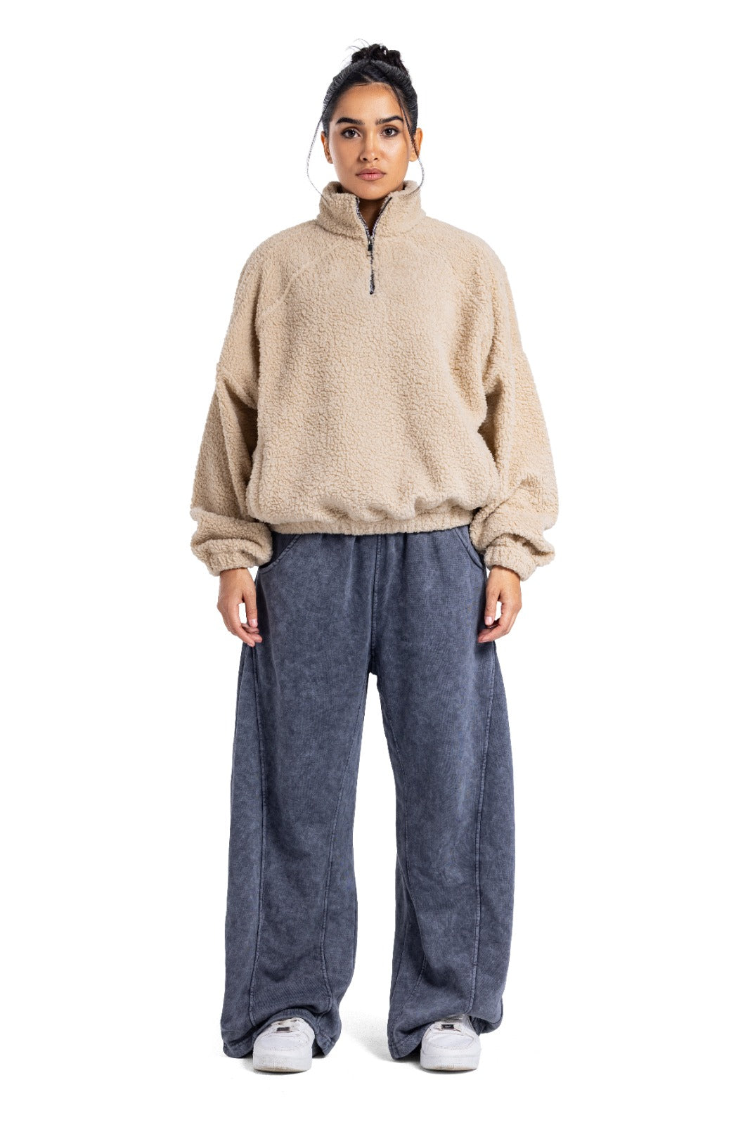 Initials Fur Quarter-Zip Sweatshirt