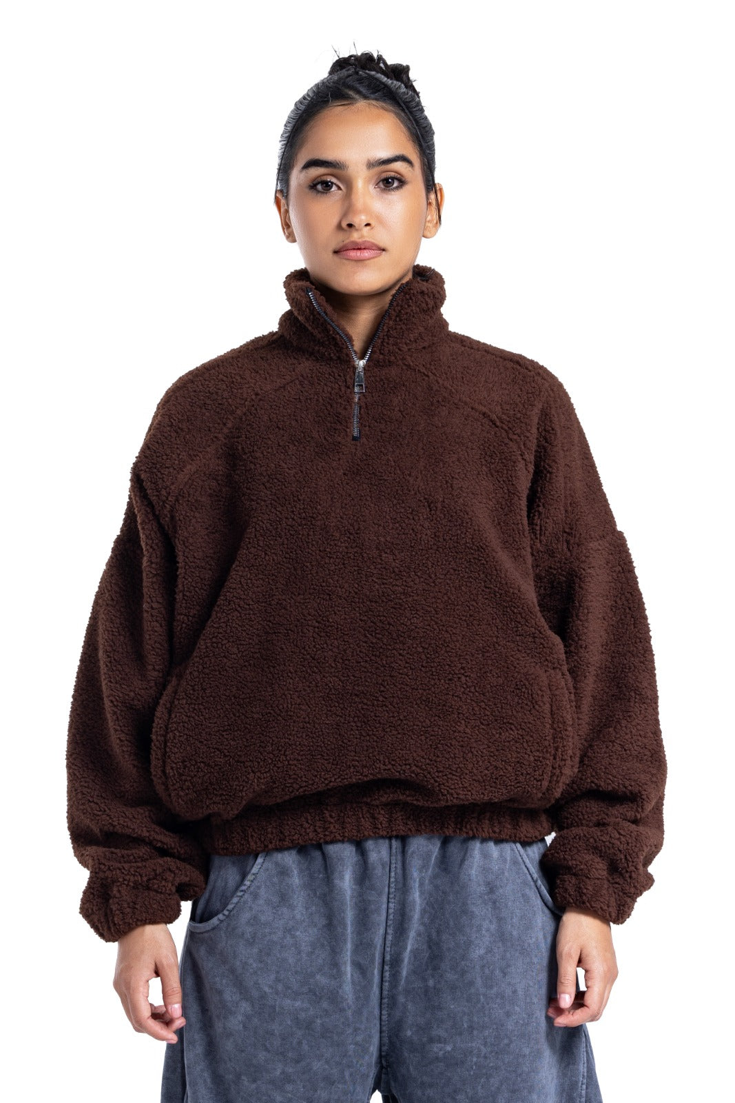 Initials Fur Quarter-Zip Sweatshirt