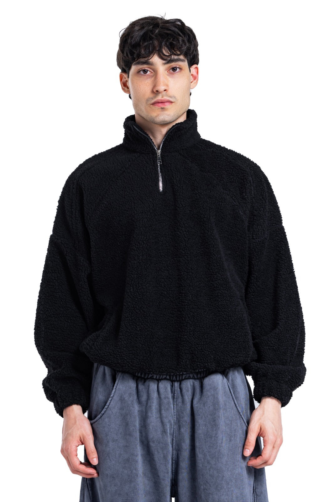 Initials Fur Quarter-Zip Sweatshirt