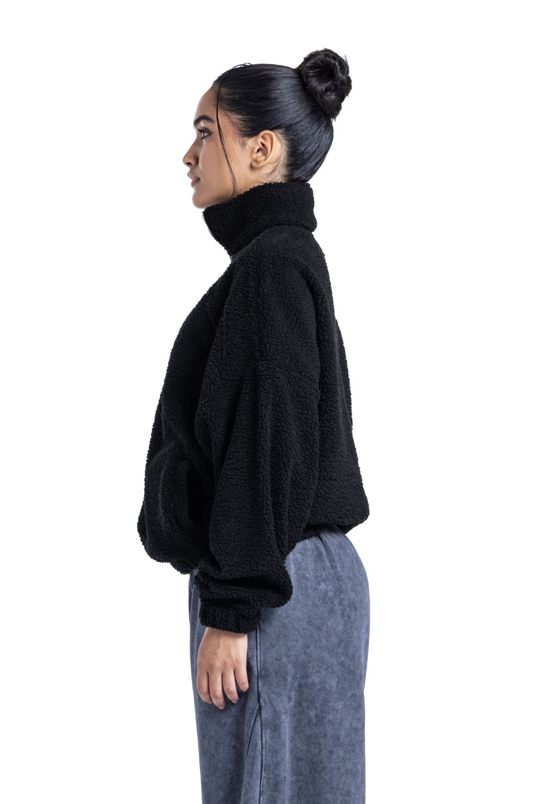 Initials Fur Quarter-Zip Sweatshirt