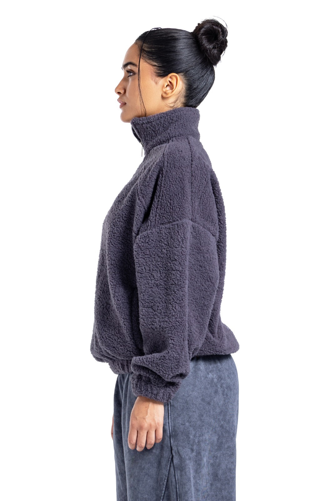 Initials Fur Quarter-Zip Sweatshirt