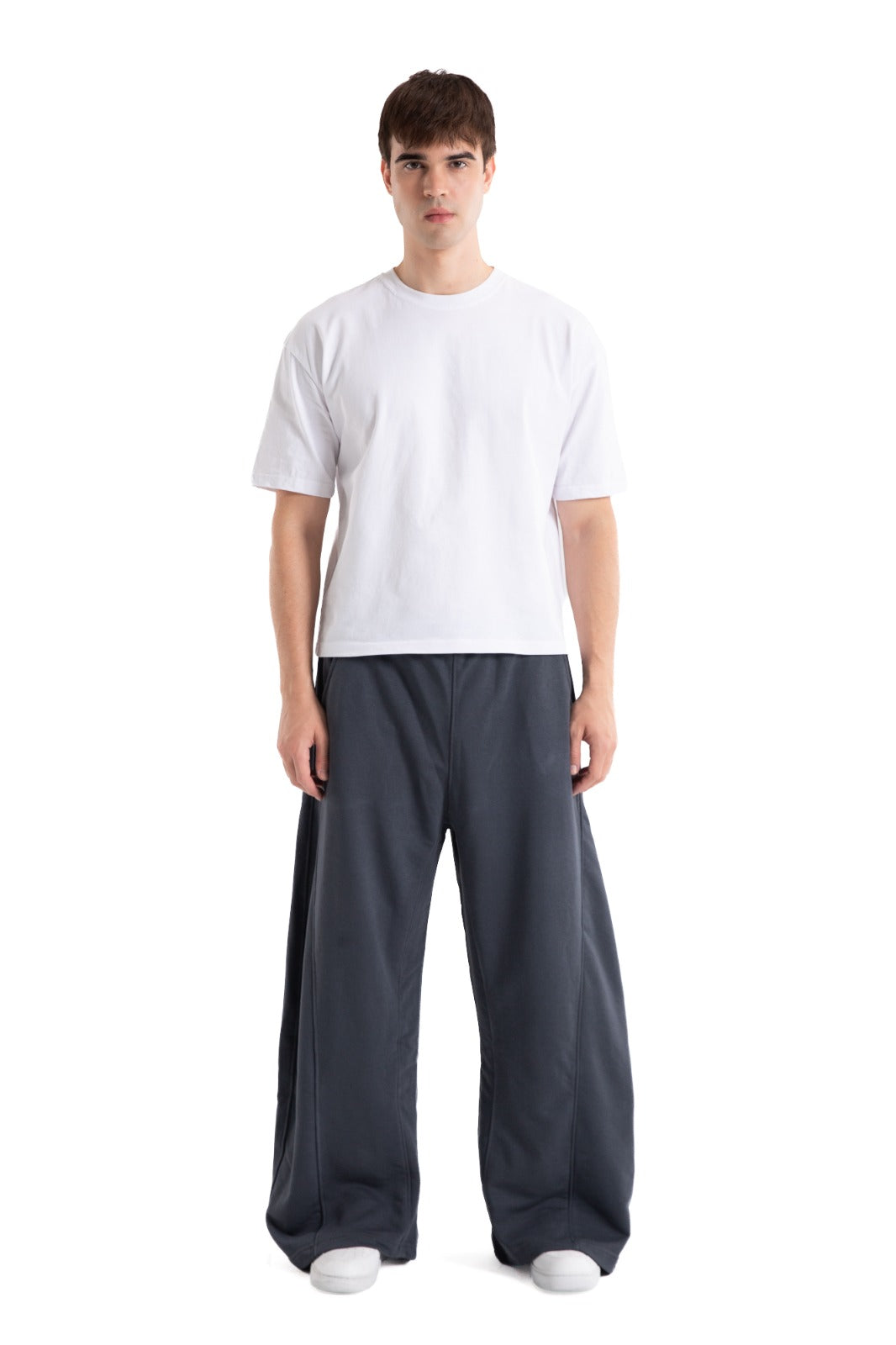 Initials wide leg sweatpants