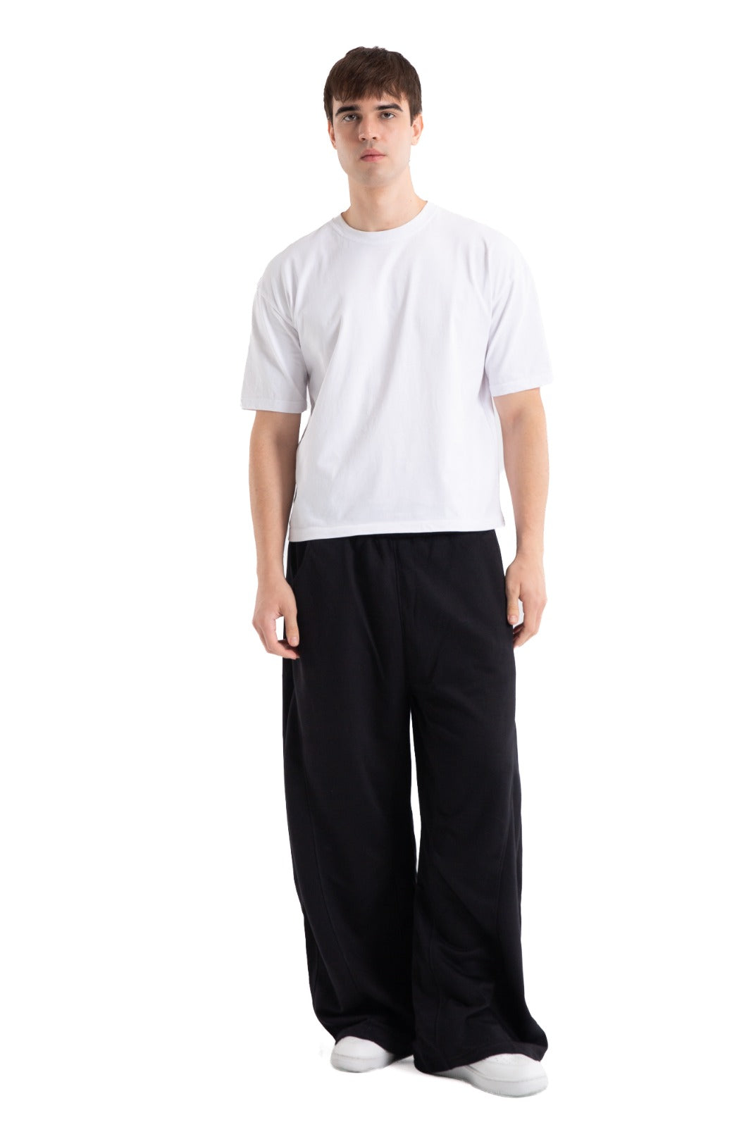 Initials wide leg sweatpants