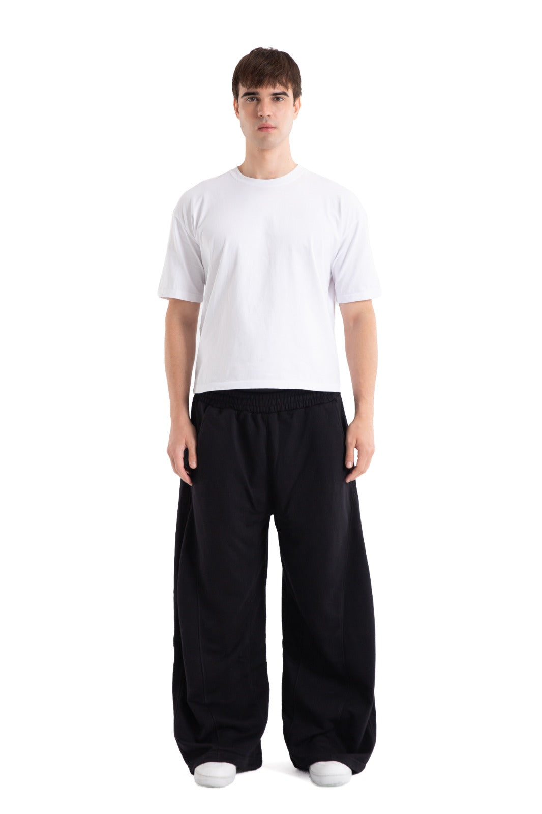 Initials wide leg sweatpants