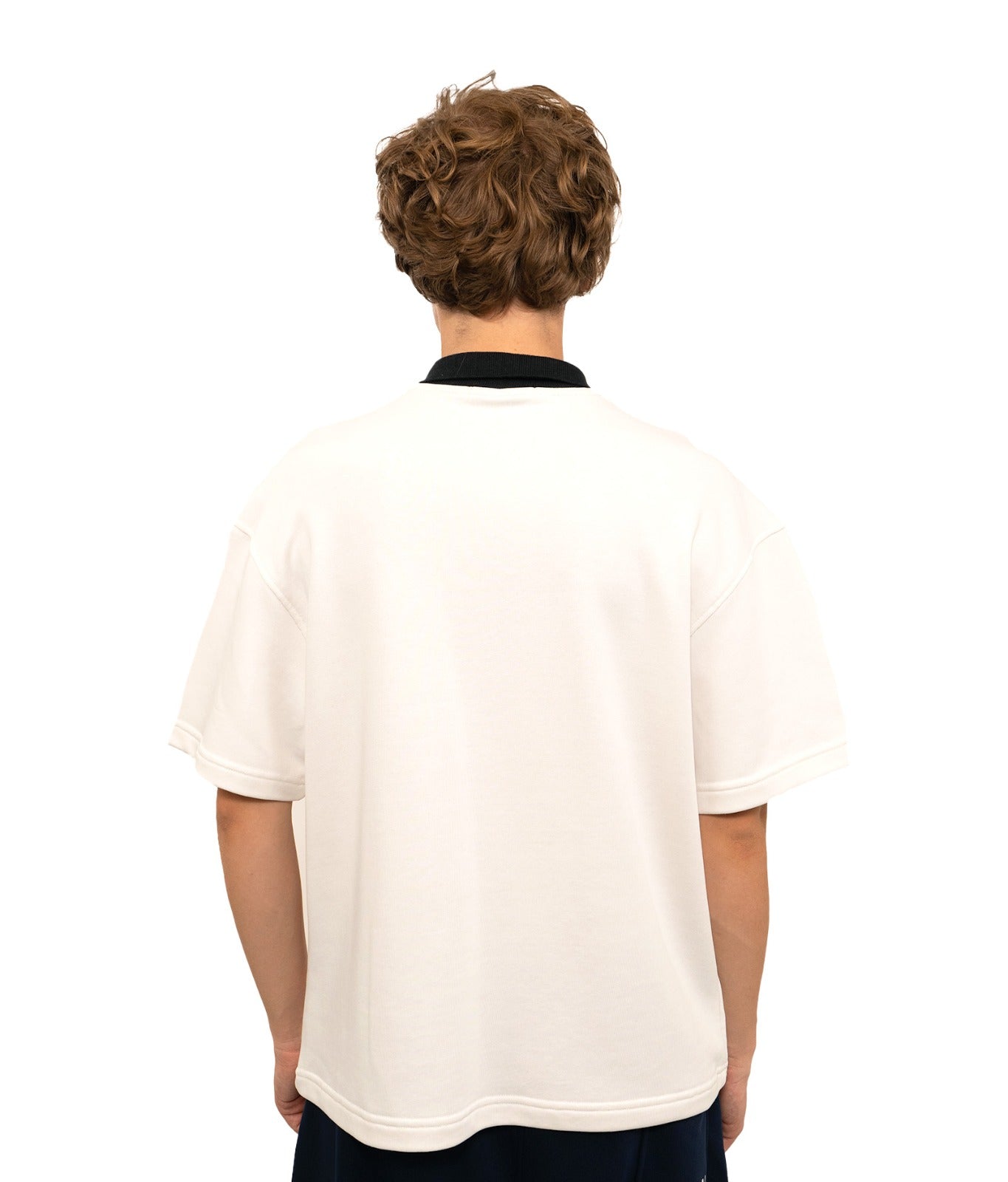 Dual-Tone Polo T-shirt