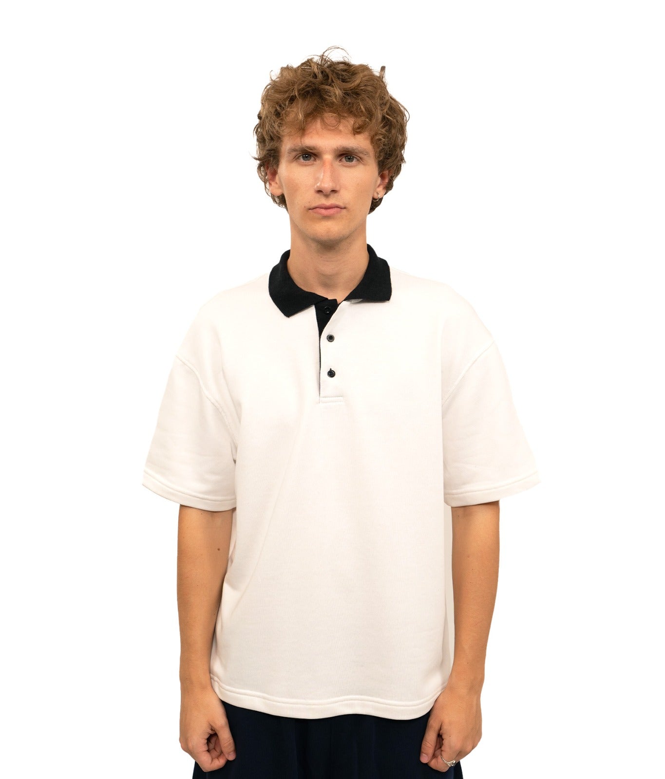 Dual-Tone Polo T-shirt