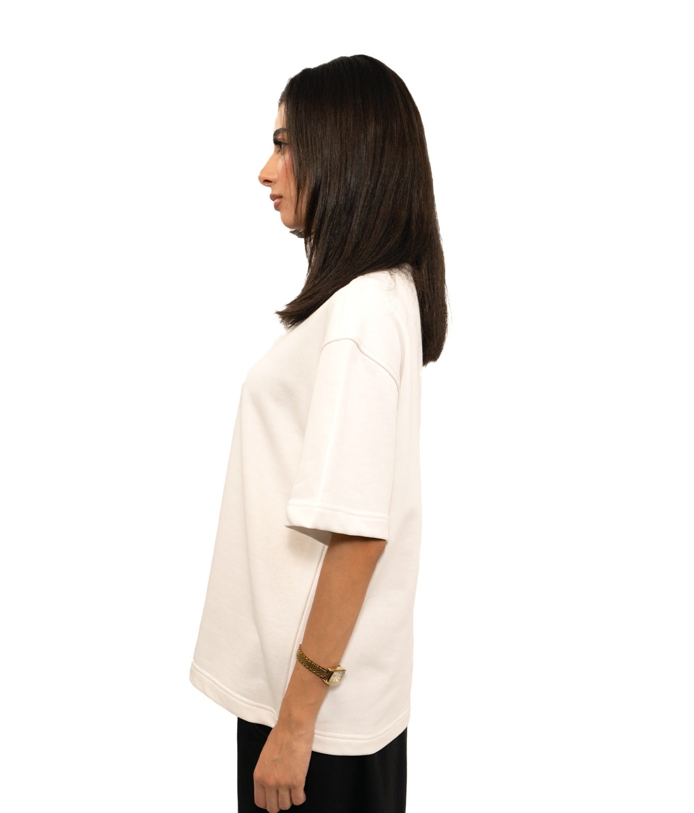 Dual-Tone Polo T-shirt